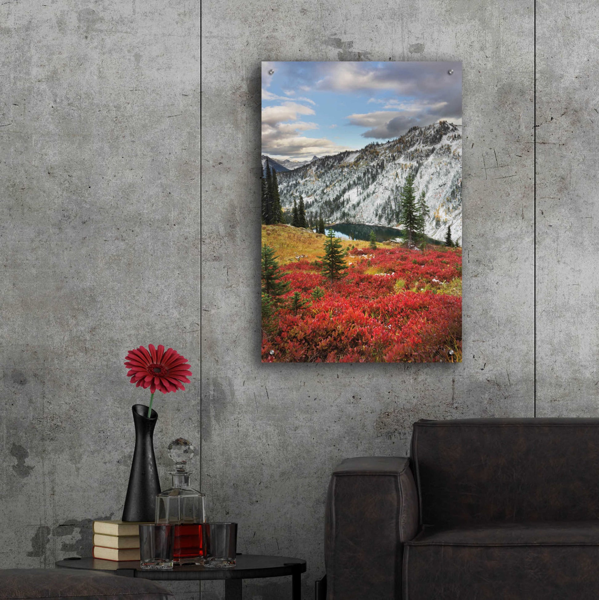 Epic Art 'Lake Ann North Cascades' by Alan Majchrowicz, Acrylic Glass Wall Art,24x36