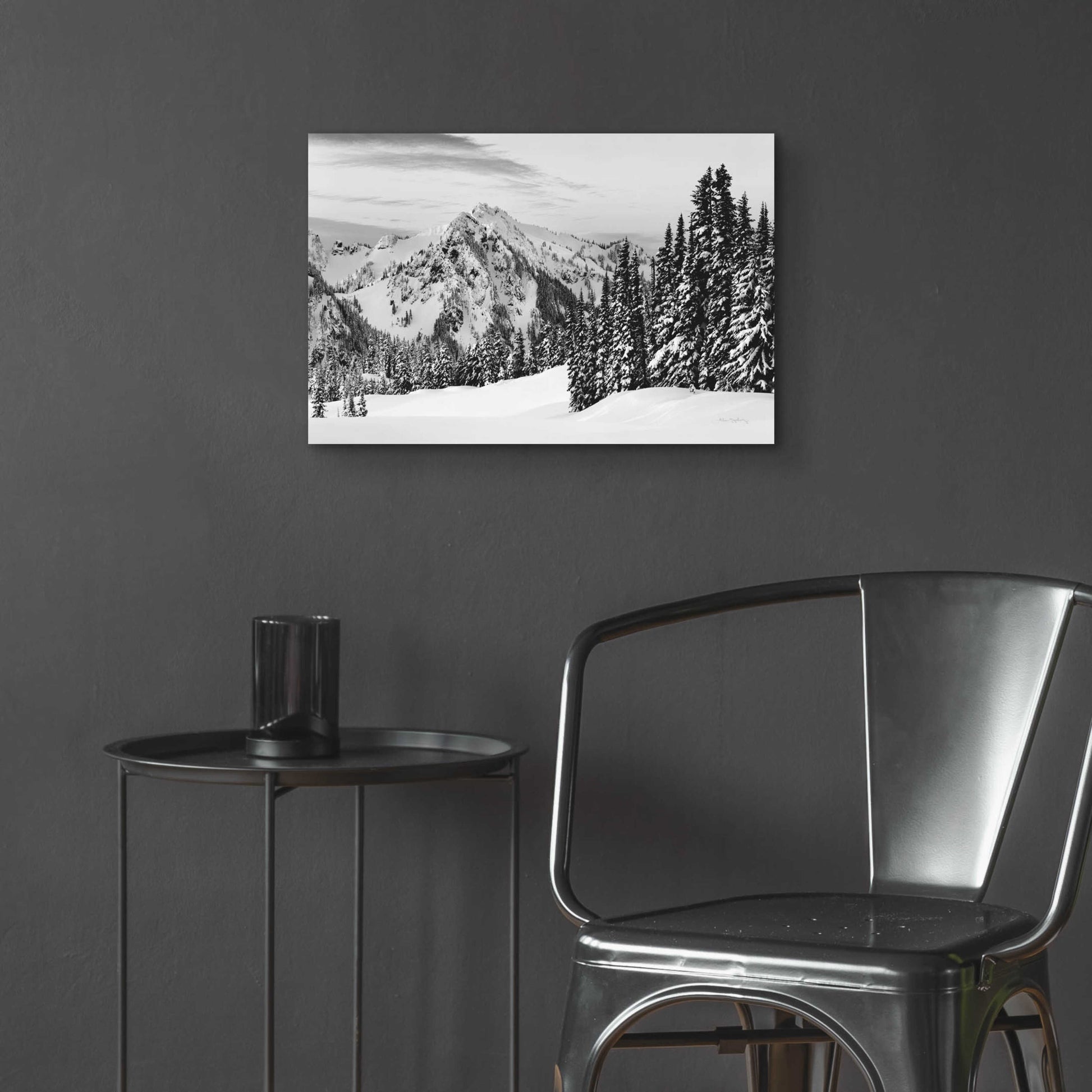 Epic Art 'Tatoosh Range BW' by Alan Majchrowicz, Acrylic Glass Wall Art,24x16