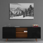 Epic Art 'Tatoosh Range BW' by Alan Majchrowicz, Acrylic Glass Wall Art,36x24