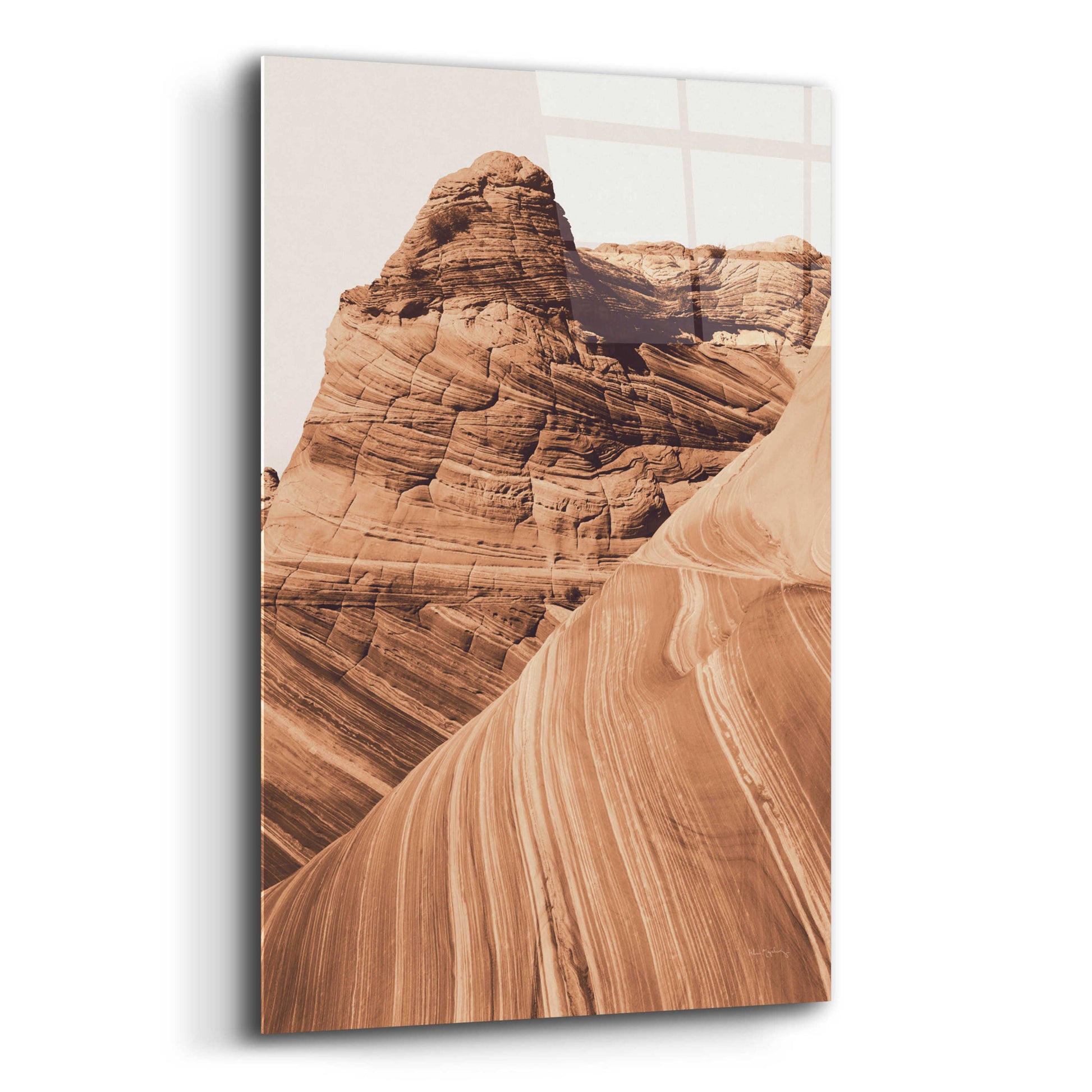 Epic Art 'Coyote Buttes I Autumn' by Alan Majchrowicz, Acrylic Glass Wall Art,12x16