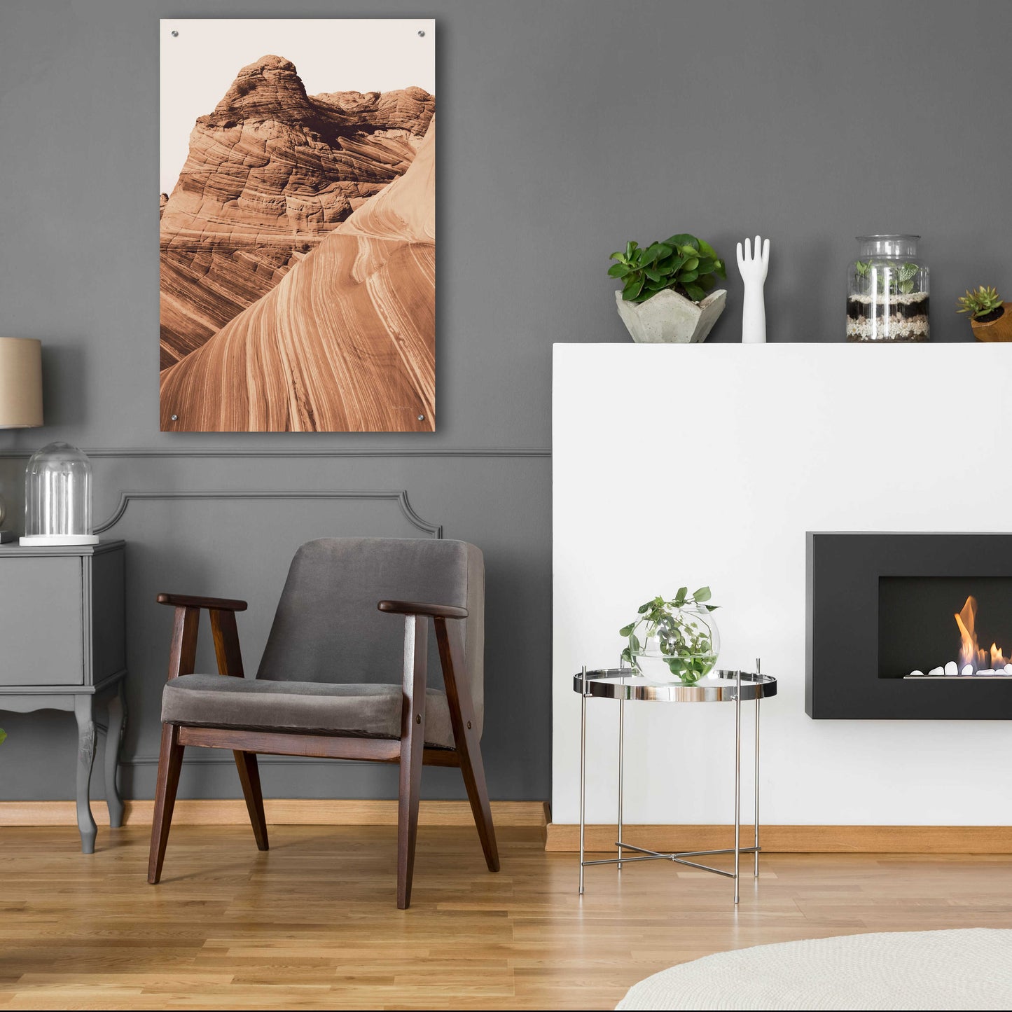 Epic Art 'Coyote Buttes I Autumn' by Alan Majchrowicz, Acrylic Glass Wall Art,24x36