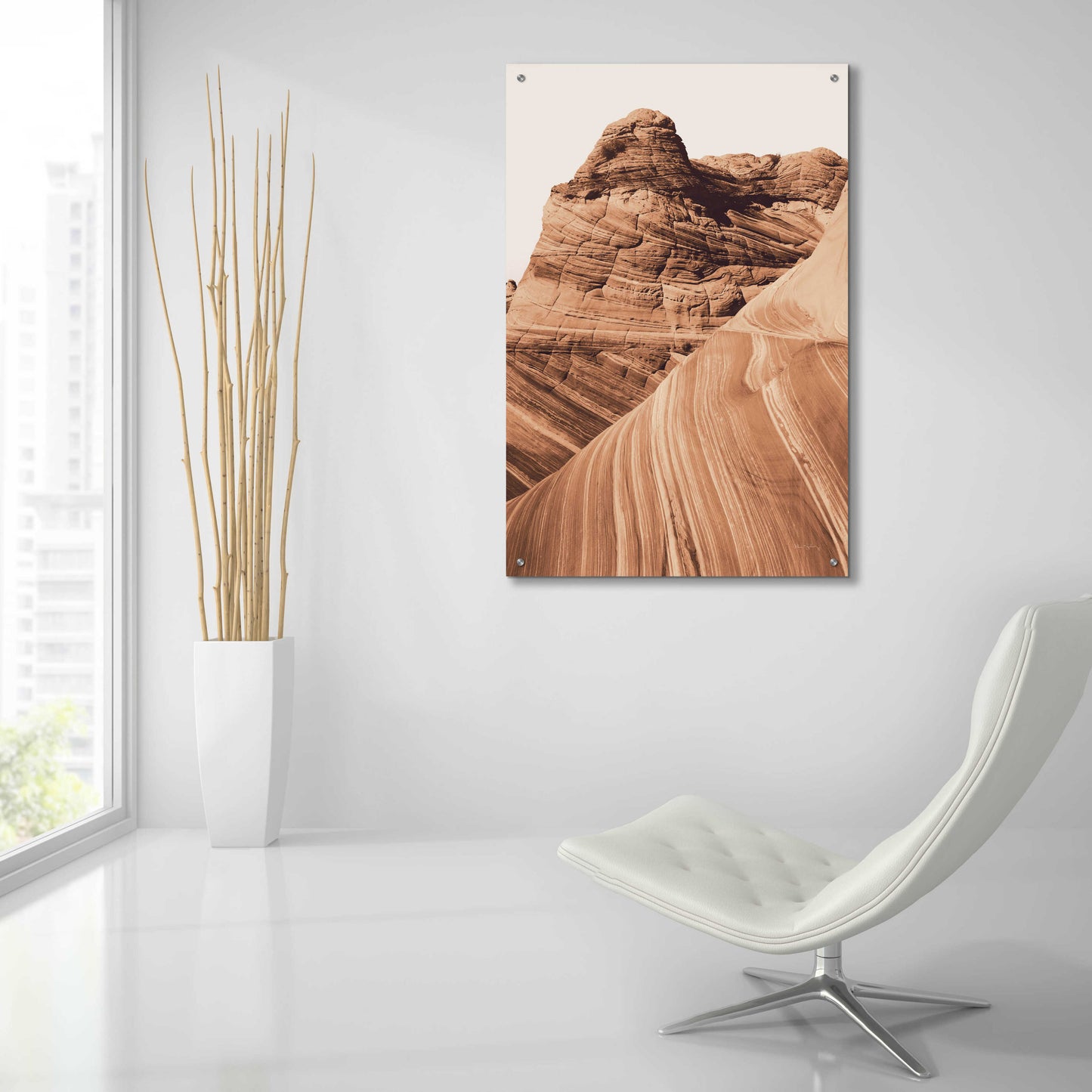 Epic Art 'Coyote Buttes I Autumn' by Alan Majchrowicz, Acrylic Glass Wall Art,24x36