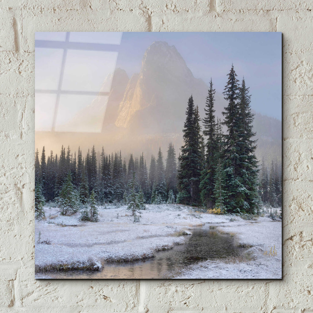Epic Art 'Bell Mountain North Cascades II' by Alan Majchrowicz, Acrylic Glass Wall Art,12x12