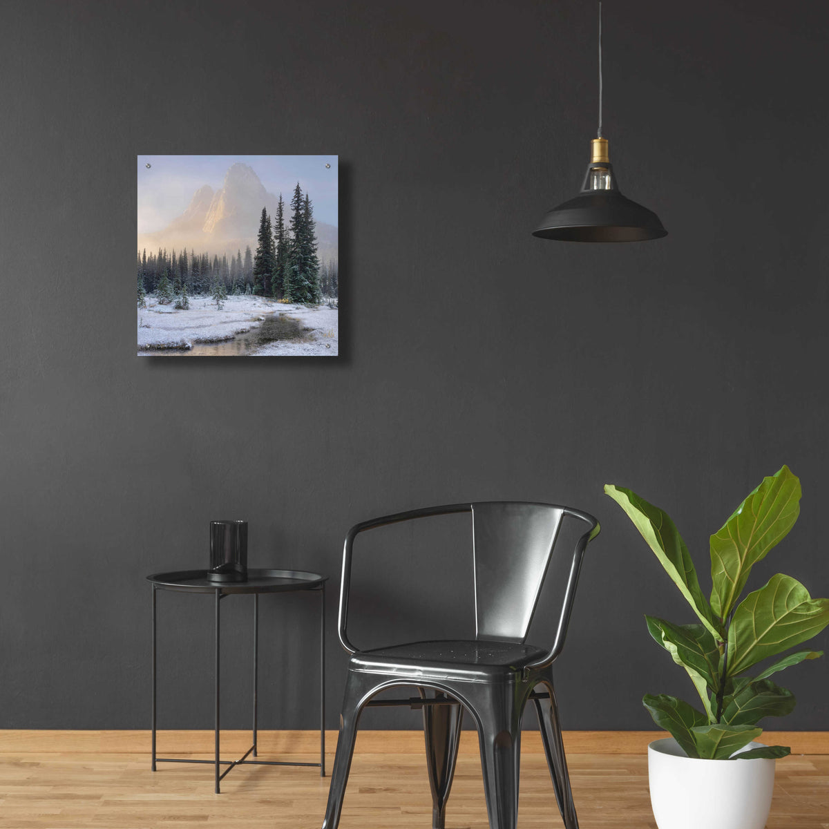 Epic Art 'Bell Mountain North Cascades II' by Alan Majchrowicz, Acrylic Glass Wall Art,24x24