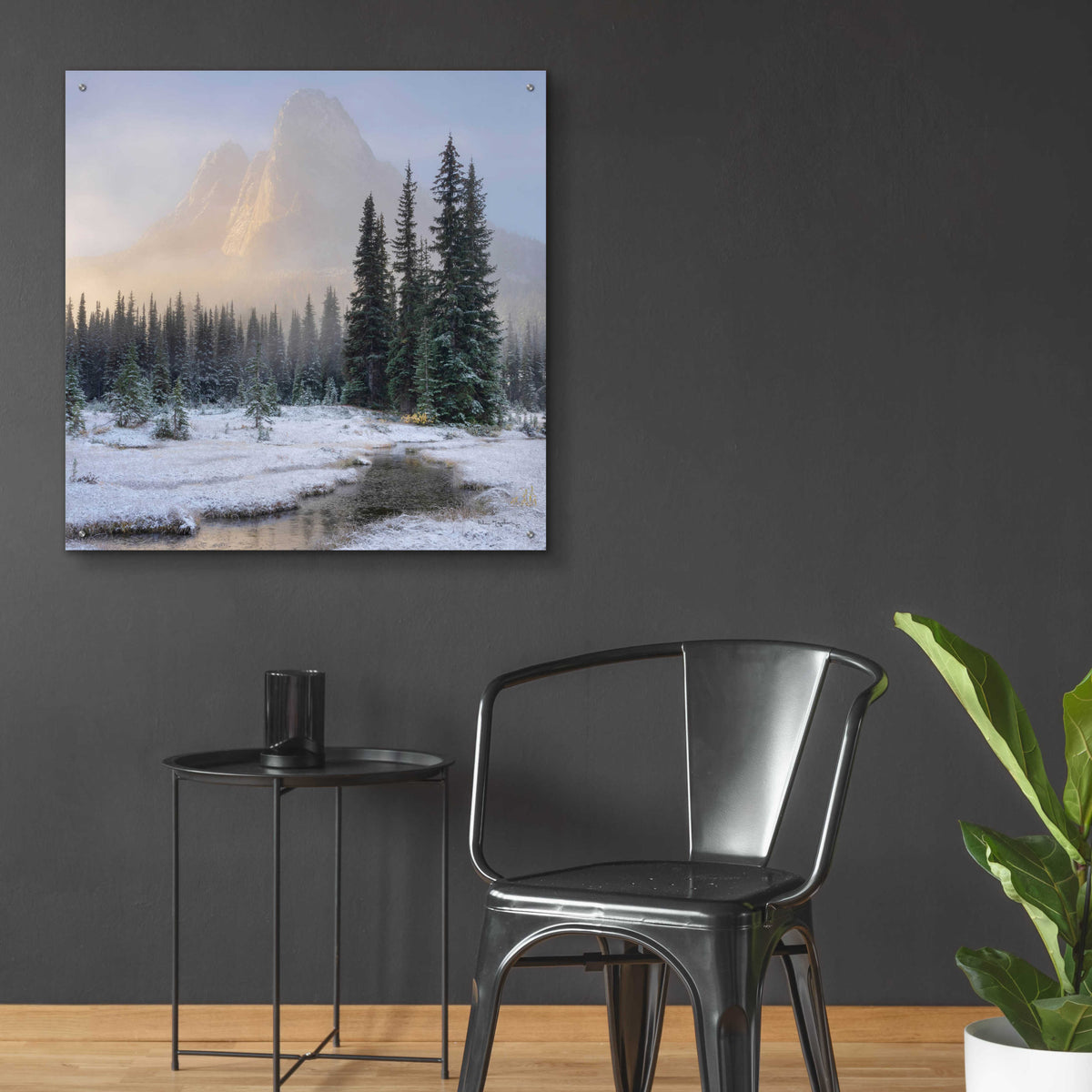 Epic Art 'Bell Mountain North Cascades II' by Alan Majchrowicz, Acrylic Glass Wall Art,36x36