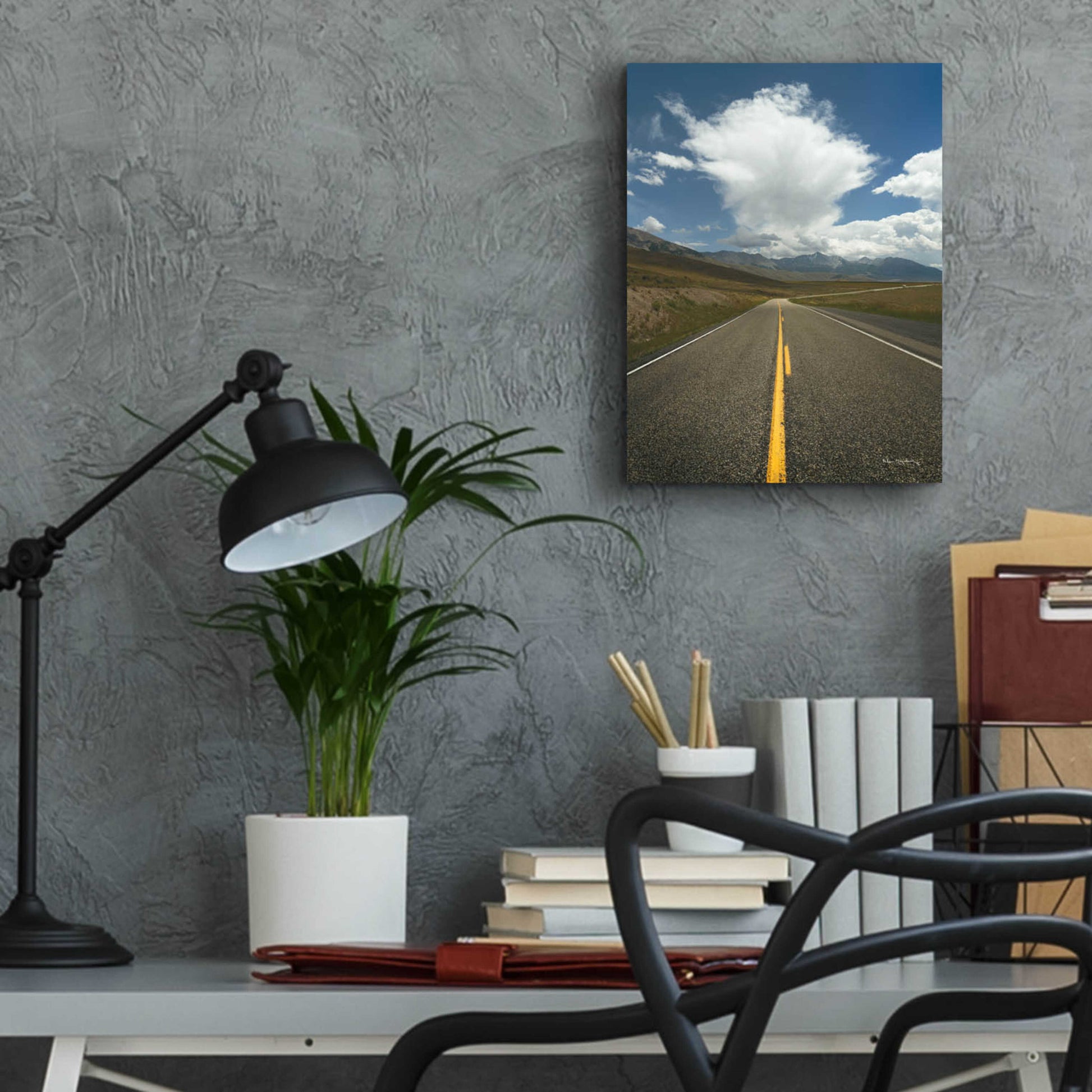 Epic Art 'Highway 93 in Idaho' by Alan Majchrowicz, Acrylic Glass Wall Art,12x16