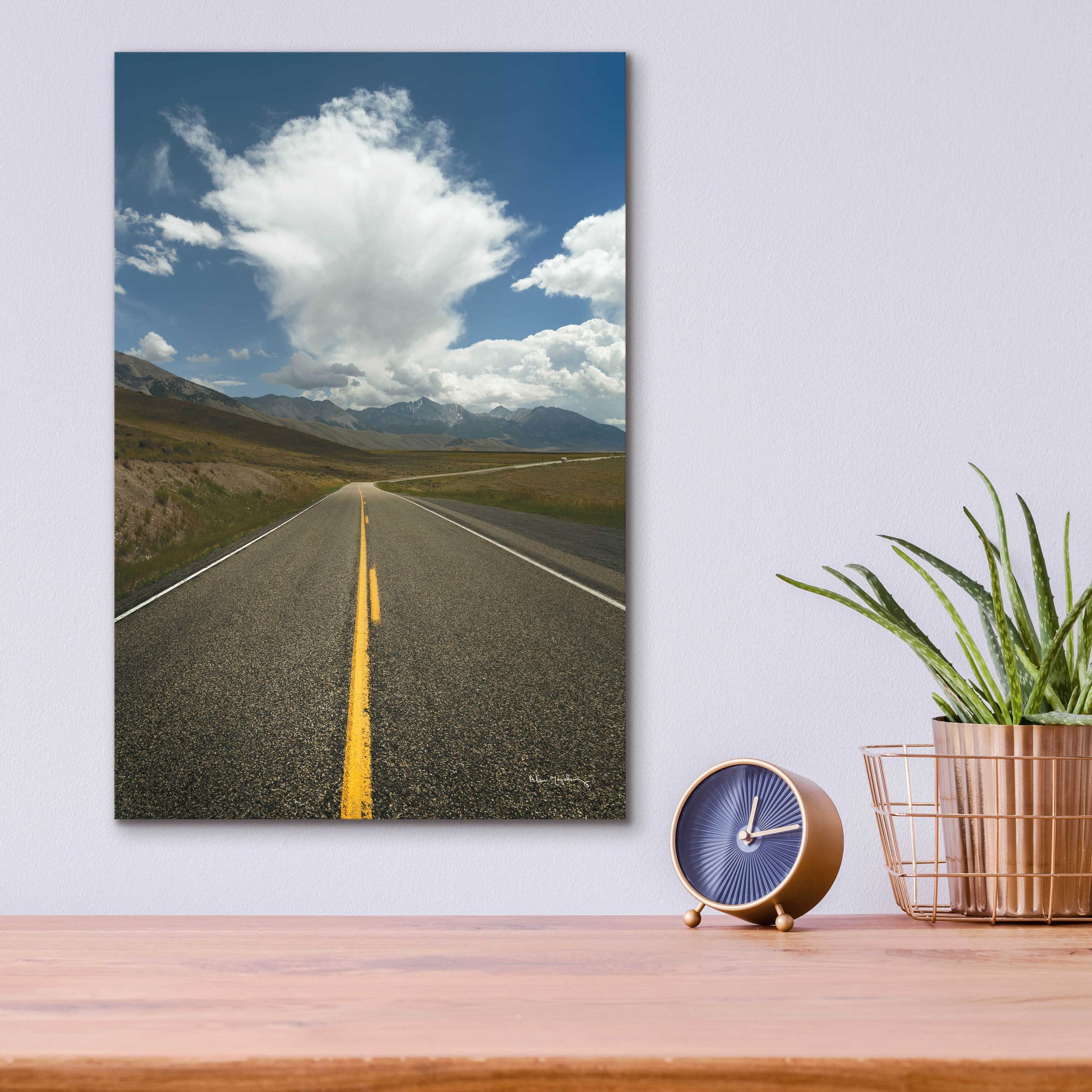 Epic Art 'Highway 93 in Idaho' by Alan Majchrowicz, Acrylic Glass Wall Art,12x16