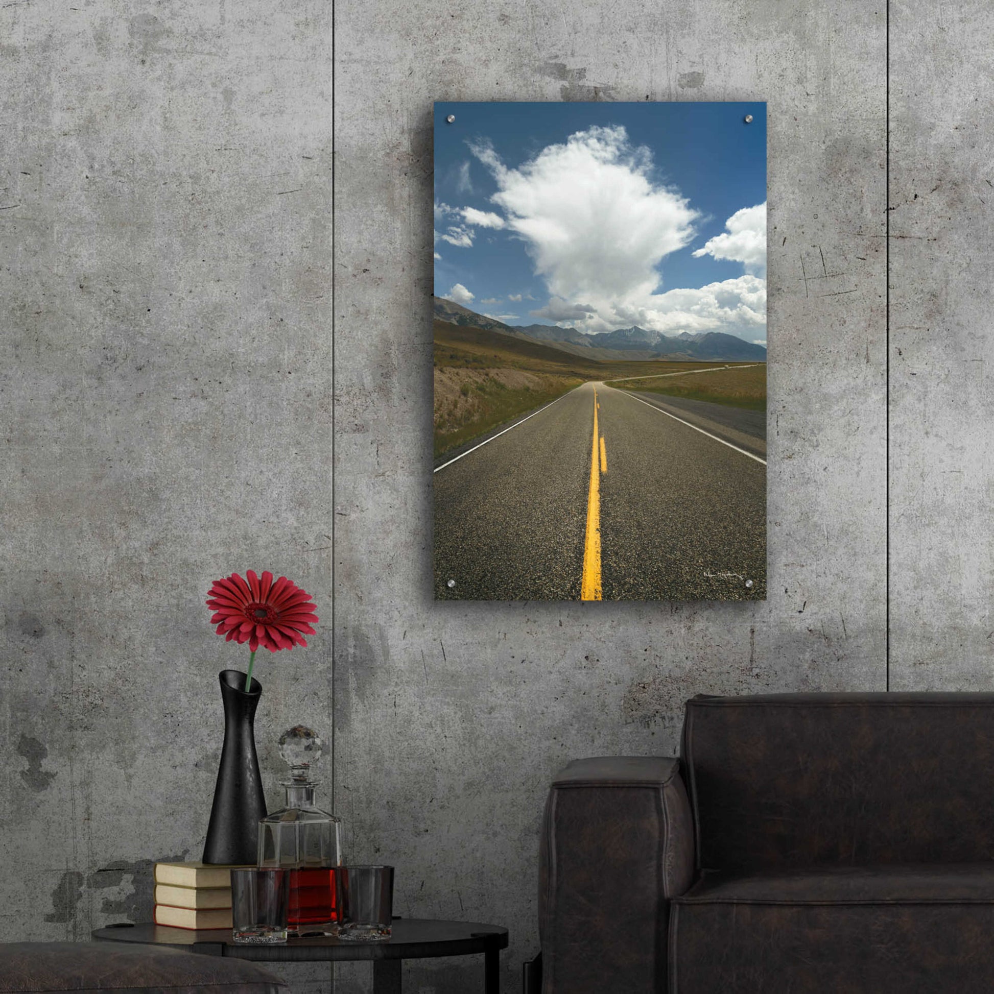 Epic Art 'Highway 93 in Idaho' by Alan Majchrowicz, Acrylic Glass Wall Art,24x36