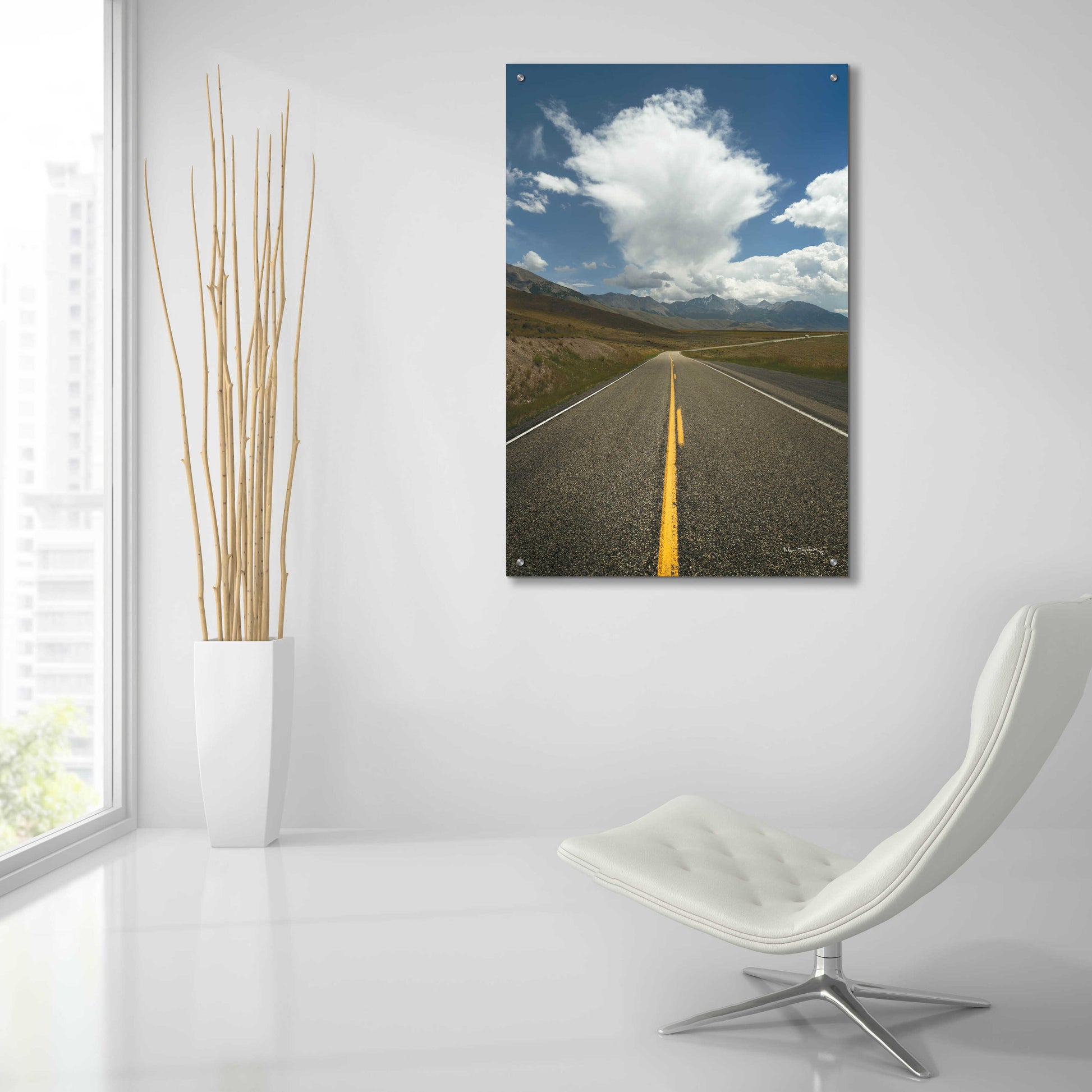 Epic Art 'Highway 93 in Idaho' by Alan Majchrowicz, Acrylic Glass Wall Art,24x36