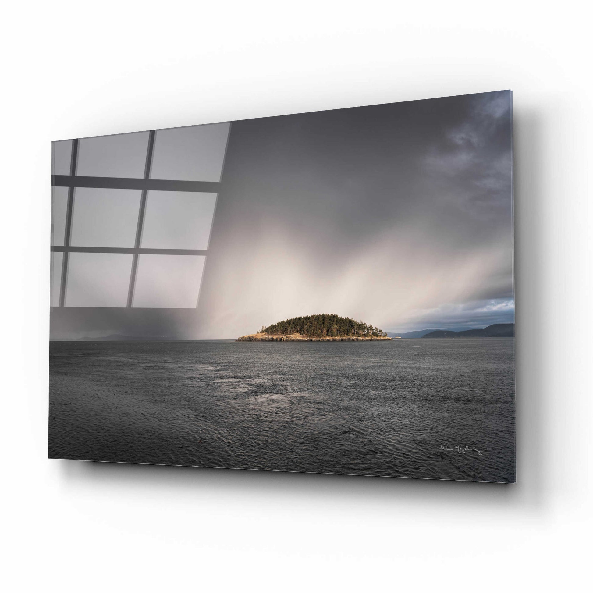 Epic Art 'Deception Pass Island' by Alan Majchrowicz, Acrylic Glass Wall Art,16x12