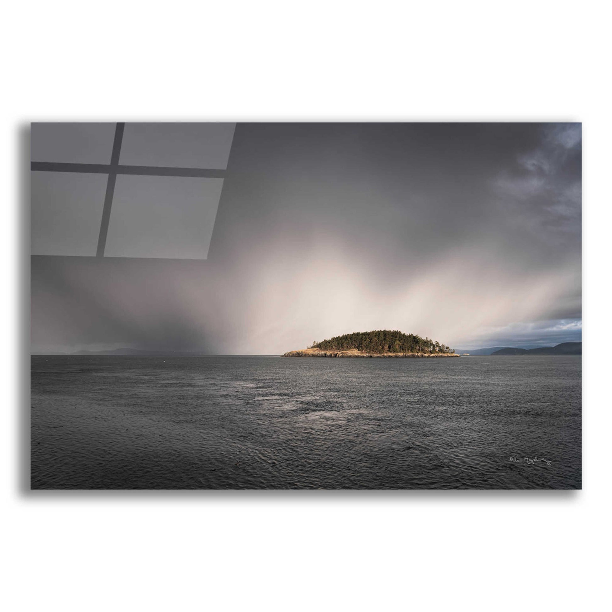 Epic Art 'Deception Pass Island' by Alan Majchrowicz, Acrylic Glass Wall Art,16x12