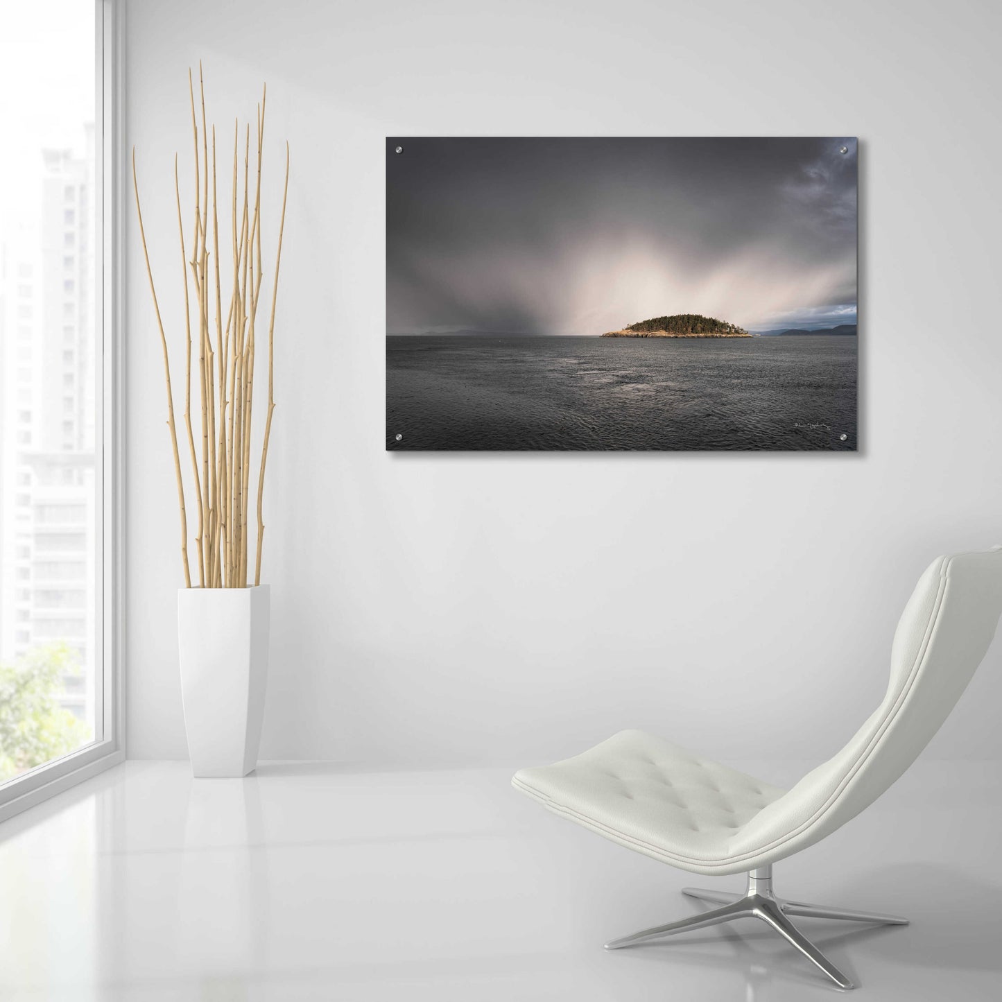 Epic Art 'Deception Pass Island' by Alan Majchrowicz, Acrylic Glass Wall Art,36x24