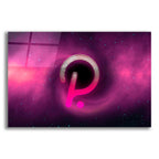 Epic Art 'Cosmic Crypto Polkadot' by Epic Portfolio, Acrylic Glass Wall Art