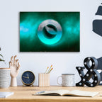 Epic Art 'Cosmic Crypto Luna' by Epic Portfolio, Acrylic Glass Wall Art,16x12