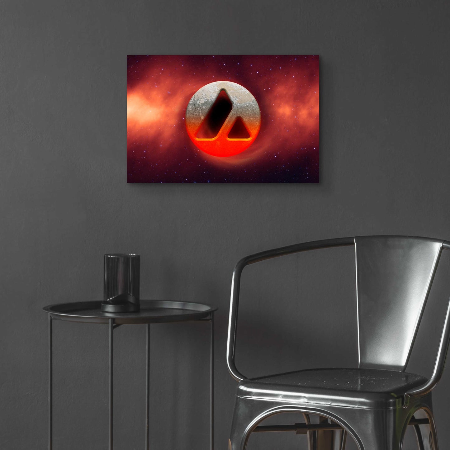 Epic Art 'Cosmic Crypto Avalanche' by Epic Portfolio, Acrylic Glass Wall Art,24x16