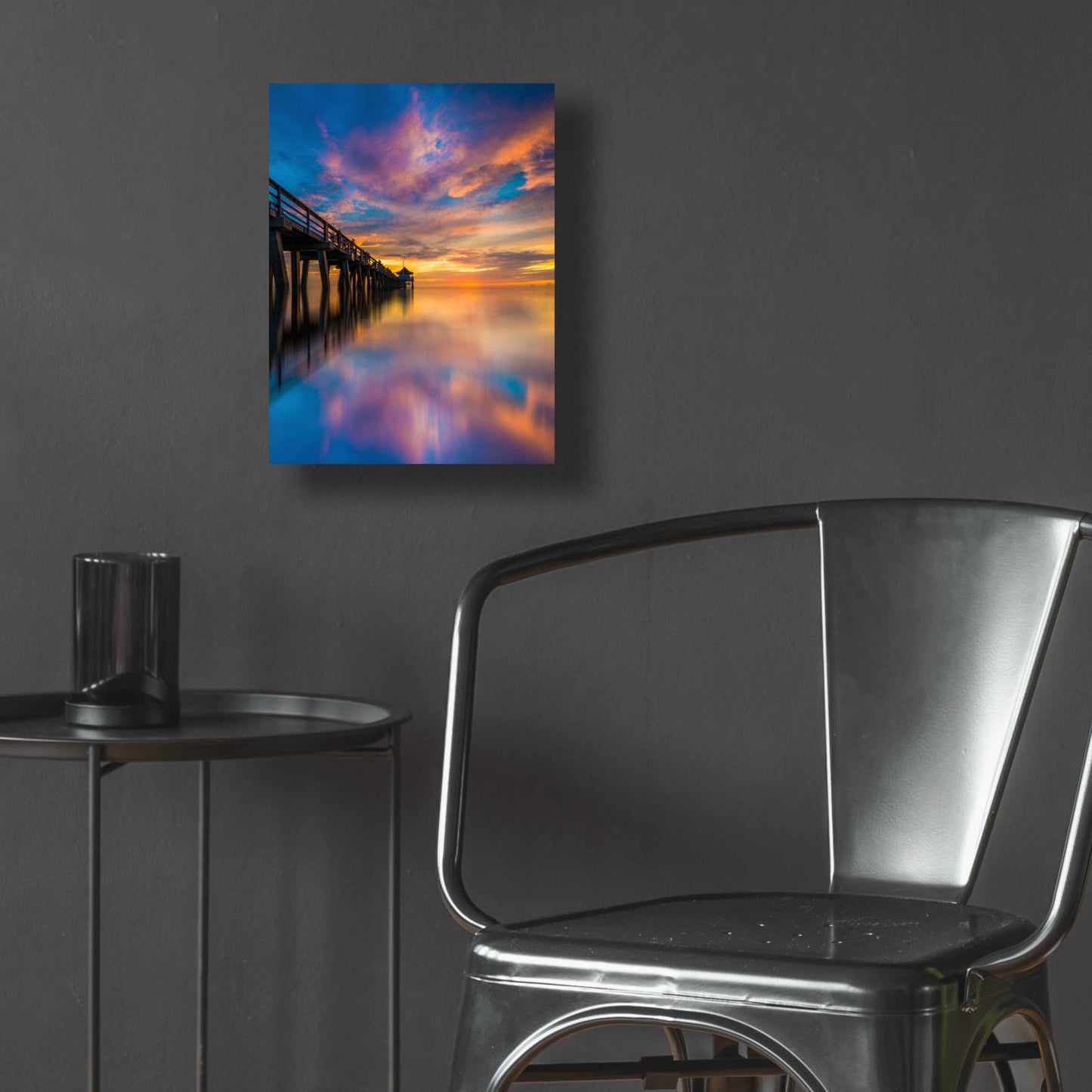 Epic Art 'Florida Sunsets' by Edin Chavez, Acrylic Glass Wall Art,12x16