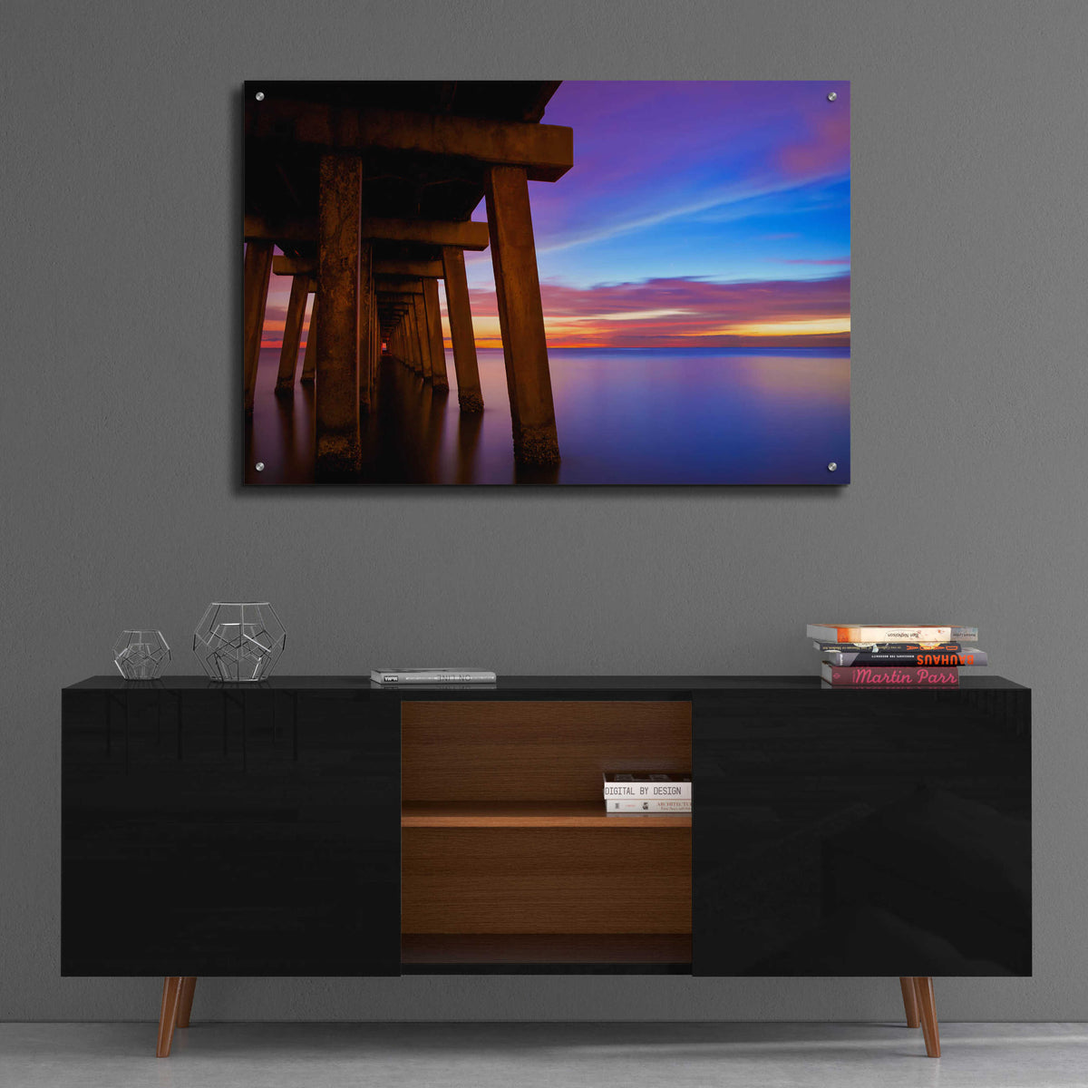 Epic Art 'Under the Bridge' by Edin Chavez, Acrylic Glass Wall Art,36x24