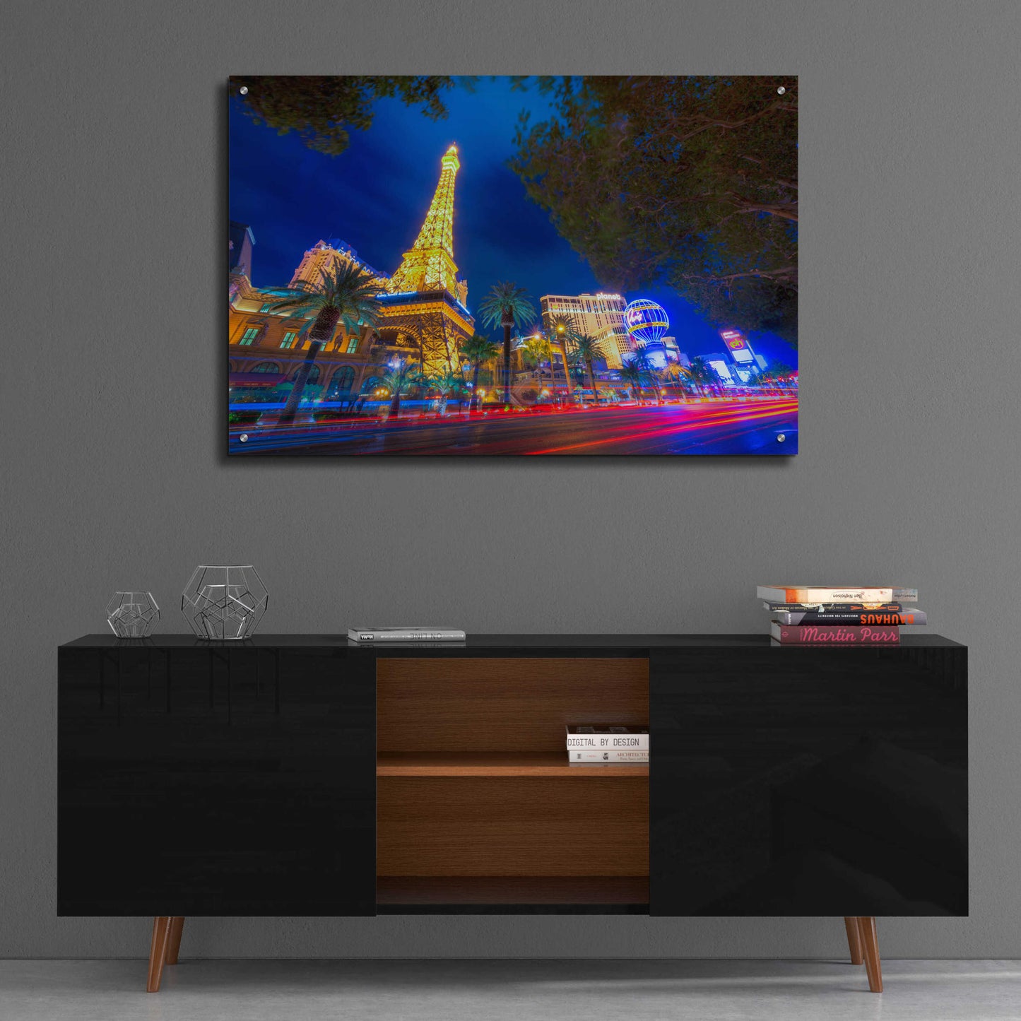 Epic Art 'Paris of Las Vegas' by Edin Chavez, Acrylic Glass Wall Art,36x24