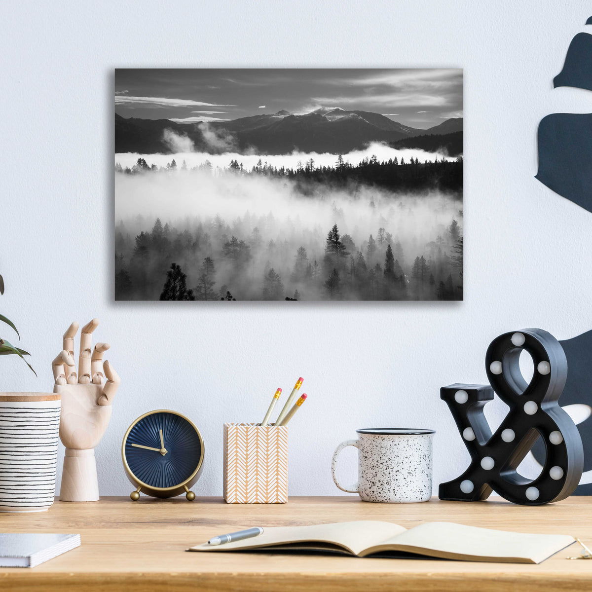 Epic Art 'Lake Tahoe Murky Mornings' by Edin Chavez, Acrylic Glass Wall Art,16x12