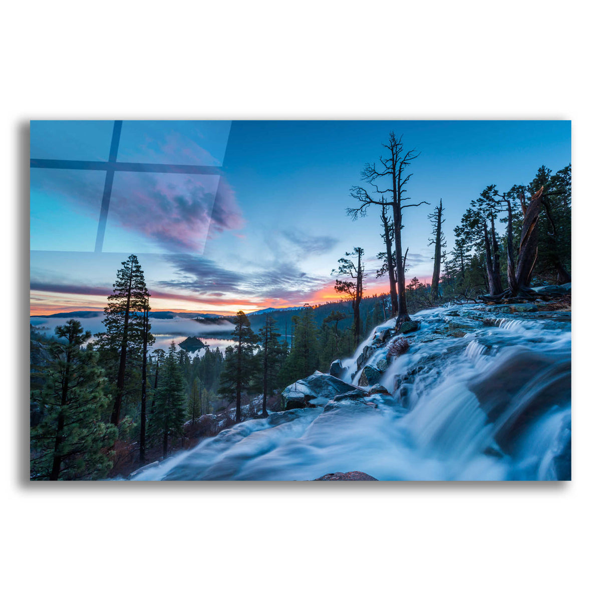 Epic Art 'Lake Tahoe Emerald Bay' by Edin Chavez, Acrylic Glass Wall Art