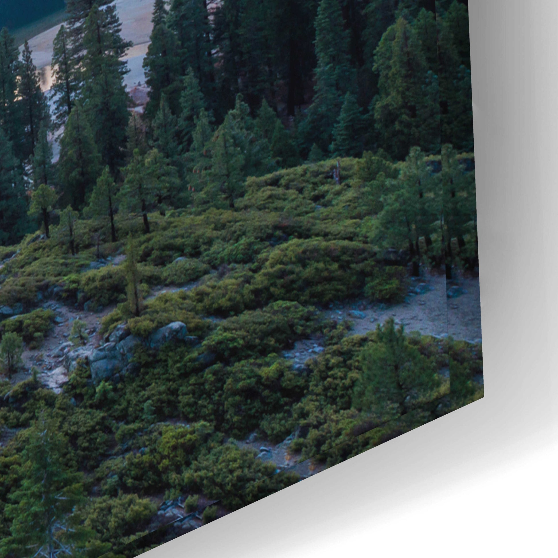 Epic Art 'Lake Tahoe Wilderness' by Edin Chavez, Acrylic Glass Wall Art,24x16