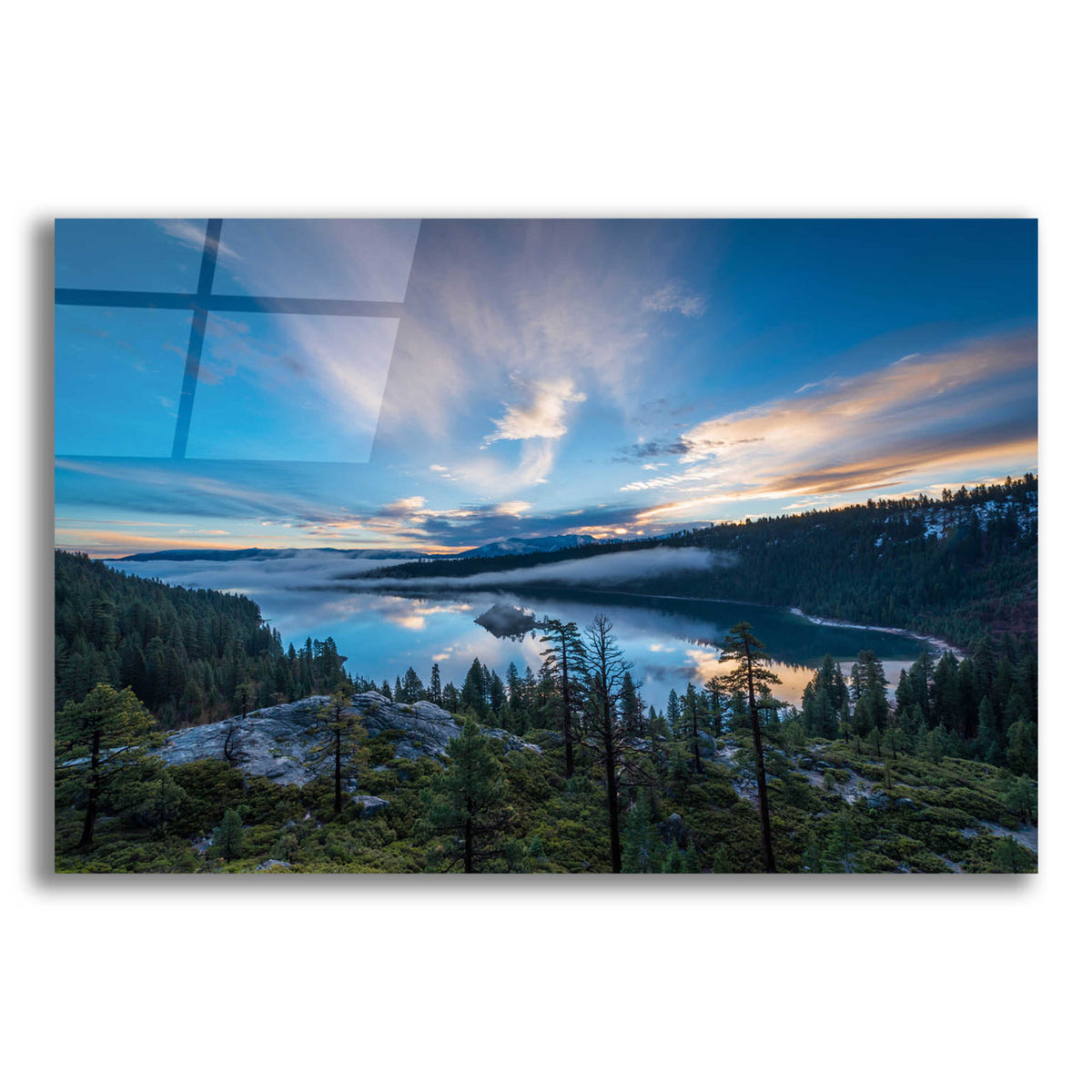 Epic Art 'Lake Tahoe Wilderness' by Edin Chavez, Acrylic Glass Wall Art