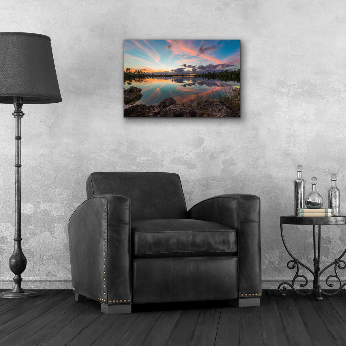 Epic Art 'Everglades' by Edin Chavez, Acrylic Glass Wall Art,24x16