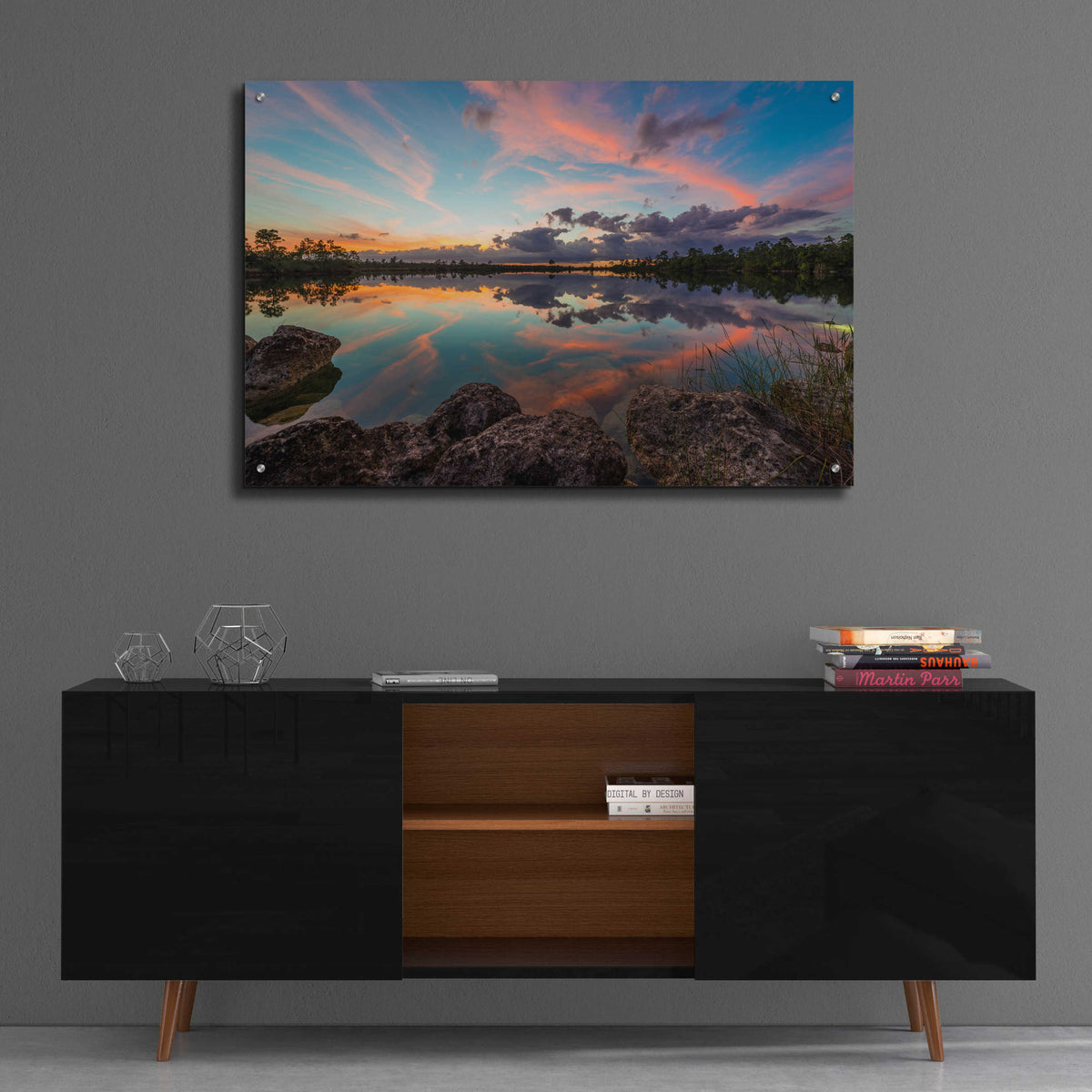 Epic Art 'Everglades' by Edin Chavez, Acrylic Glass Wall Art,36x24