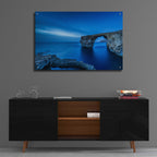 Epic Art 'Cobalt Gate' by Edin Chavez, Acrylic Glass Wall Art,36x24