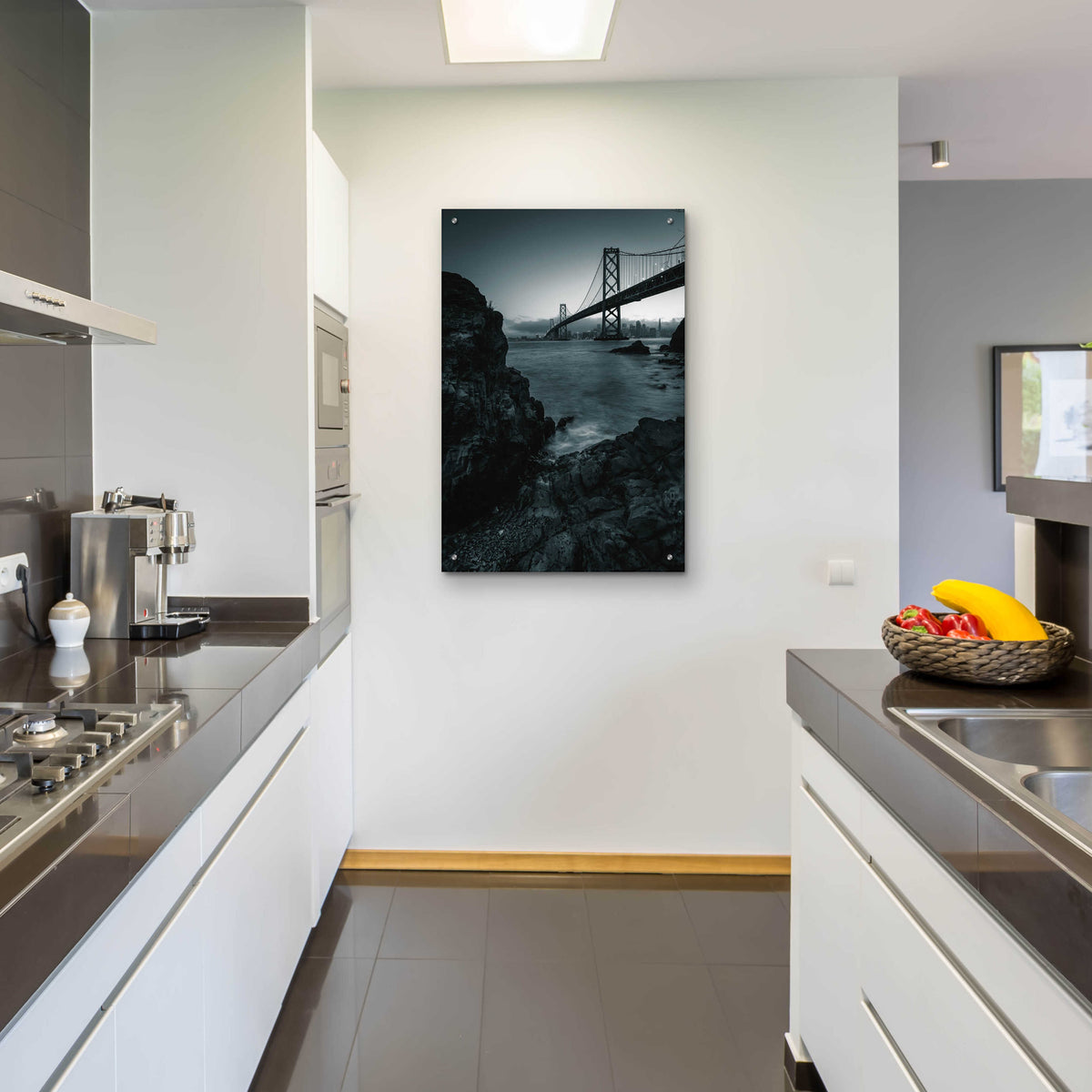Epic Art 'Dreaming of San Francisco' by Edin Chavez, Acrylic Glass Wall Art,24x36