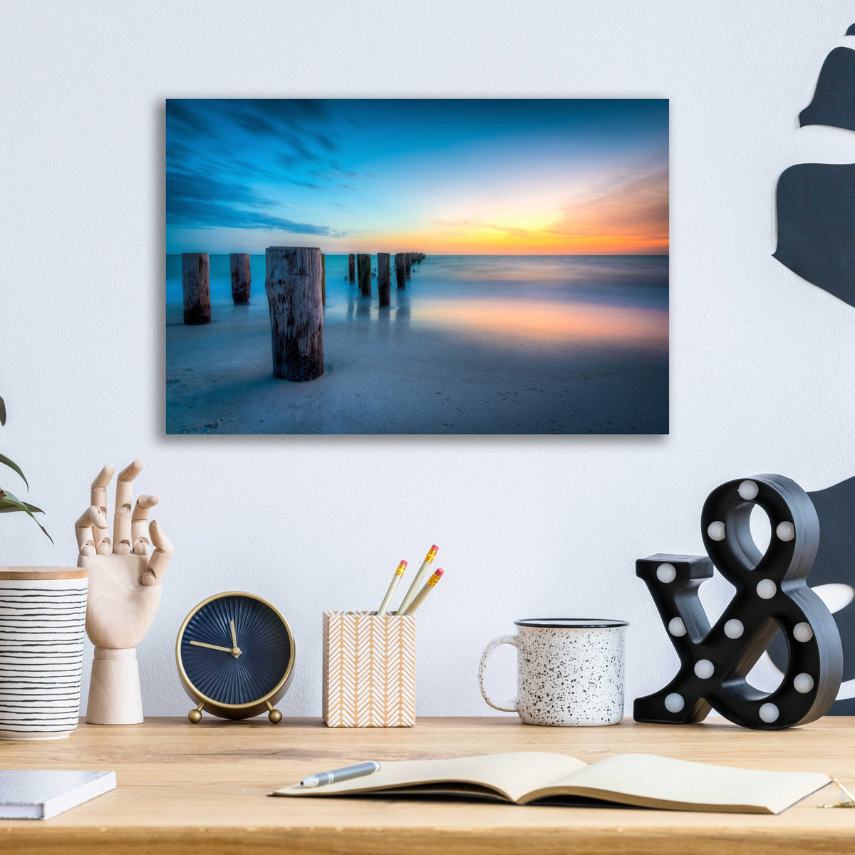 Epic Art 'Forgotten Monoliths' by Edin Chavez, Acrylic Glass Wall Art,16x12