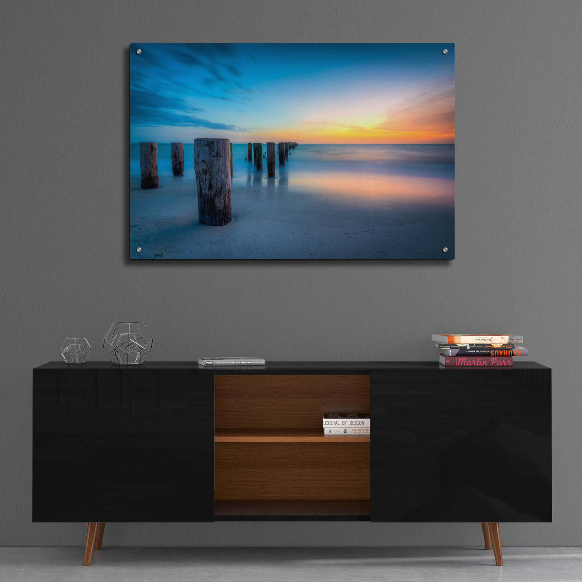Epic Art 'Forgotten Monoliths' by Edin Chavez, Acrylic Glass Wall Art,36x24