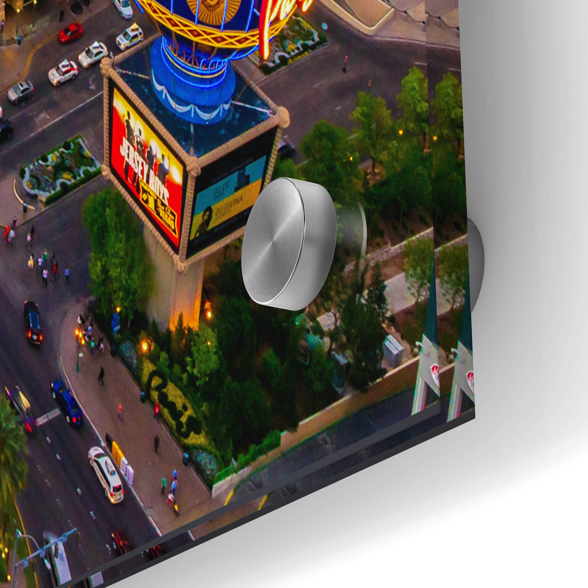 Epic Art 'Aerial Las Vegas' by Edin Chavez, Acrylic Glass Wall Art,36x24