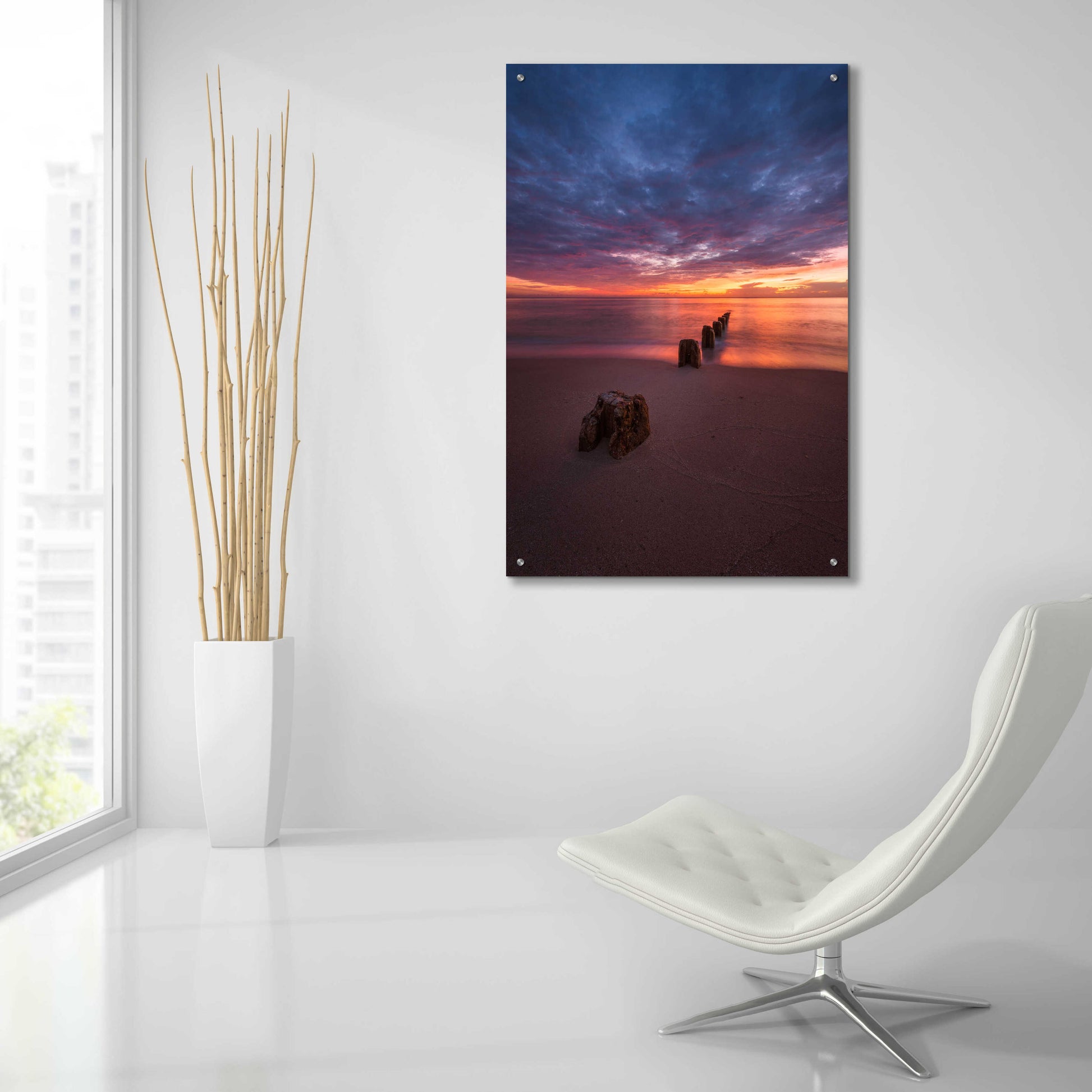 Epic Art 'Blending Reality' by Edin Chavez, Acrylic Glass Wall Art,24x36