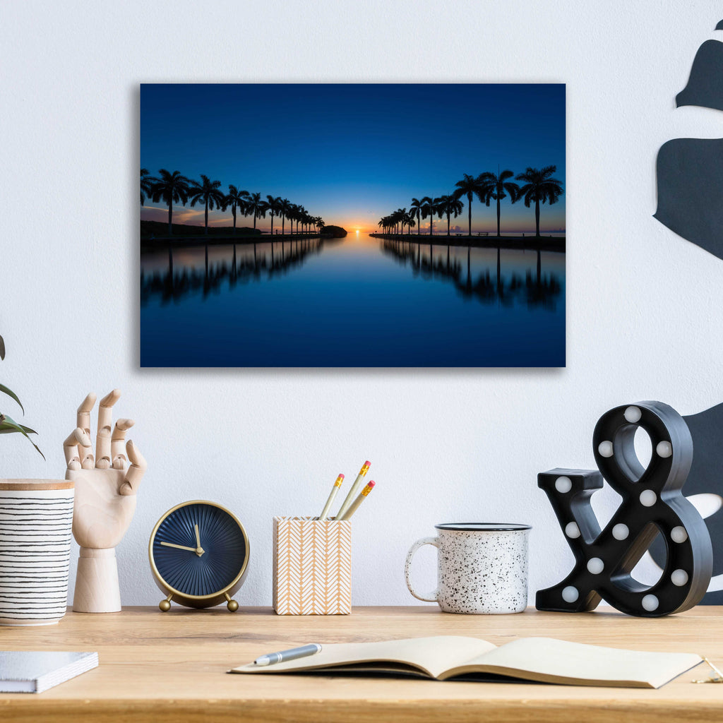 Epic Art 'Heavenly Corridor' by Edin Chavez, Acrylic Glass Wall Art,16x12