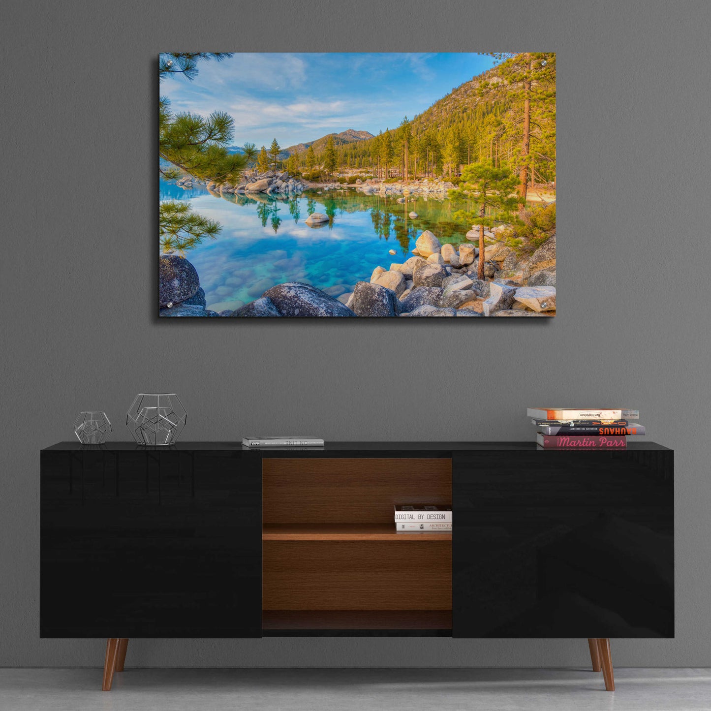 Epic Art 'Majestic Lake Tahoe' by Edin Chavez, Acrylic Glass Wall Art,36x24