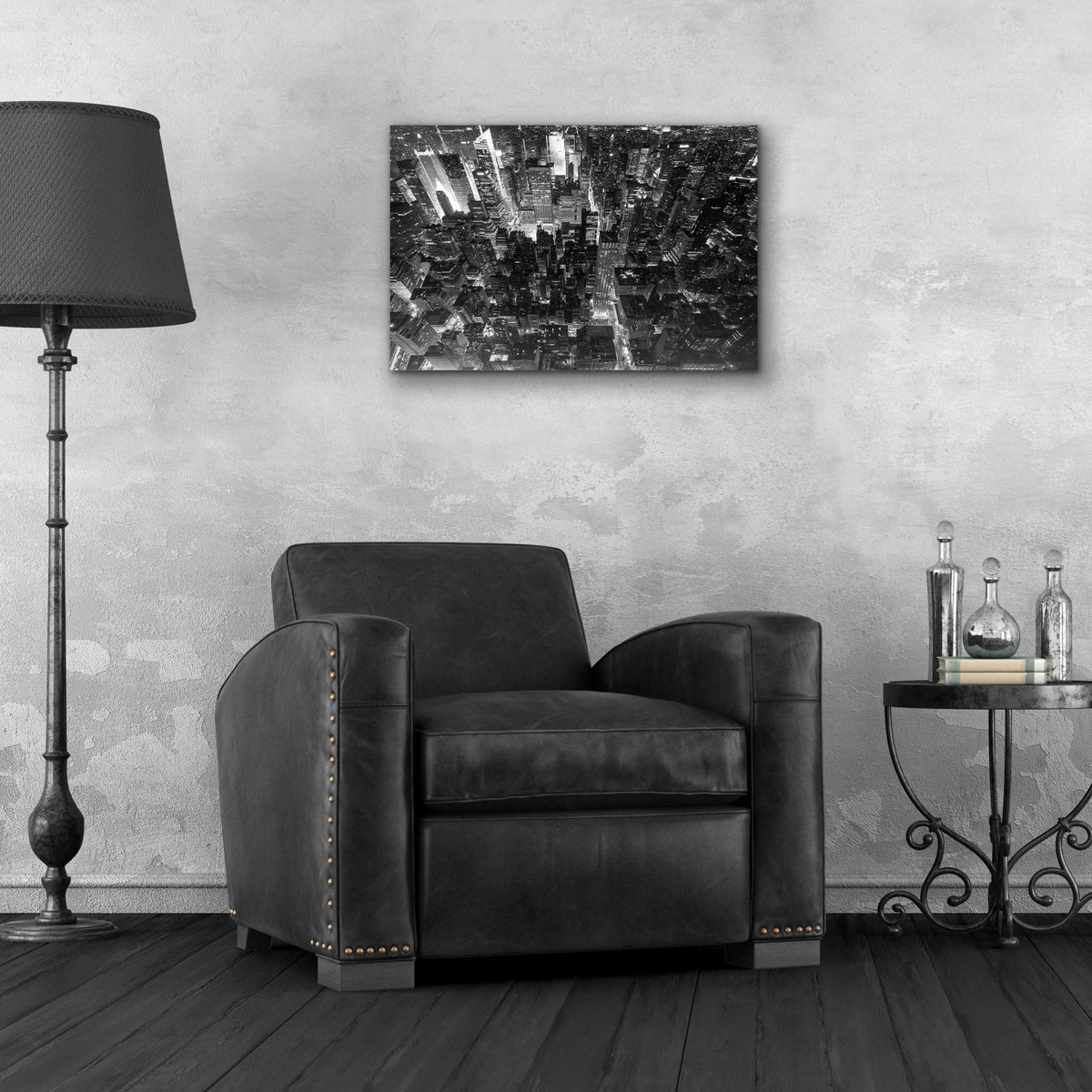 Epic Art 'Concrete Jungle of New York' by Edin Chavez, Acrylic Glass Wall Art,24x16