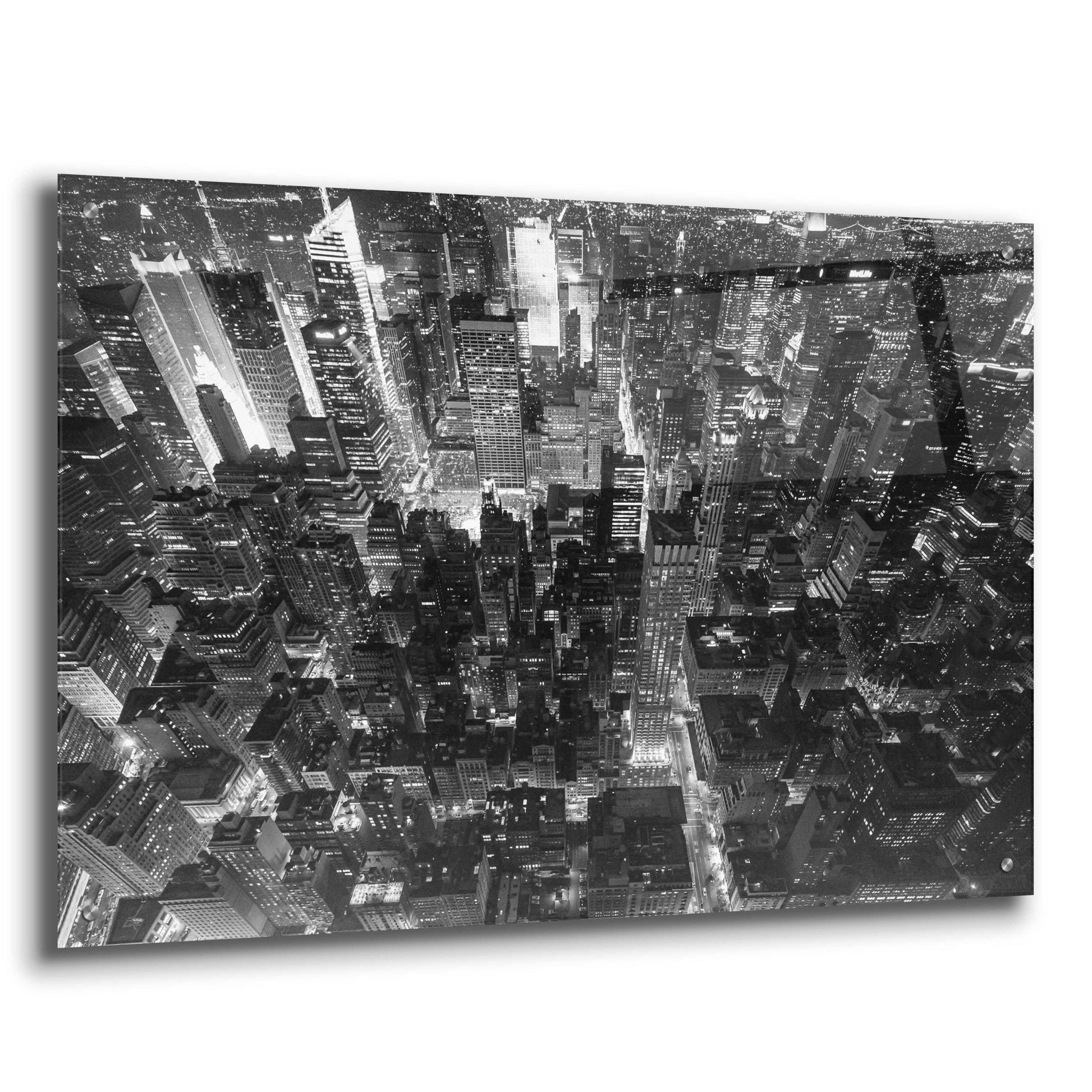 Epic Art 'Concrete Jungle of New York' by Edin Chavez, Acrylic Glass Wall Art,36x24