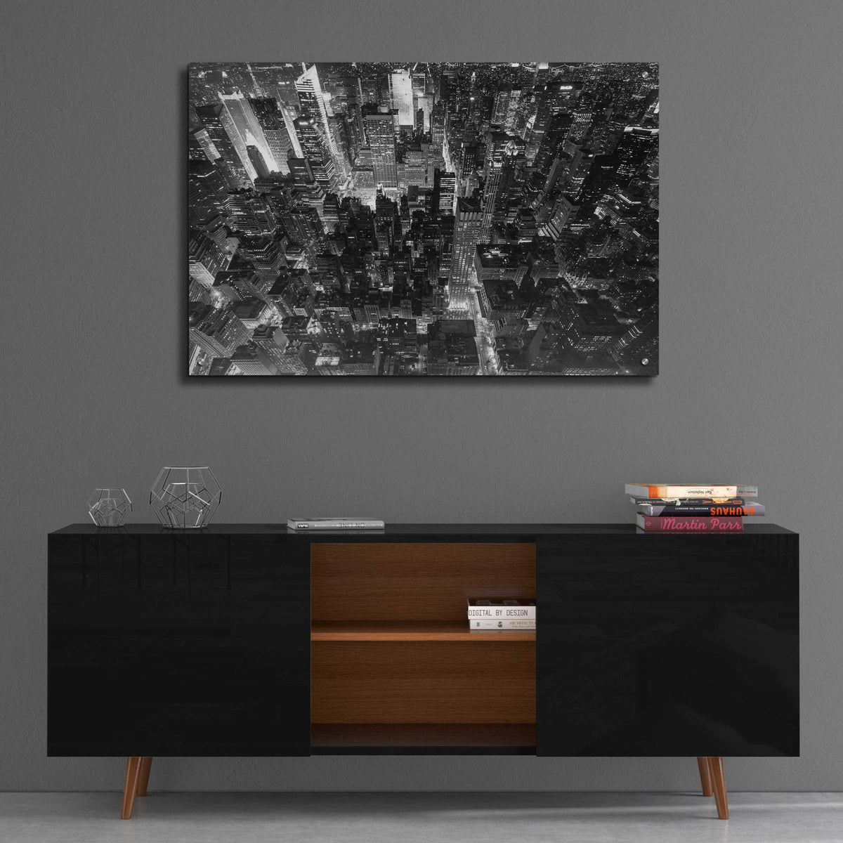 Epic Art 'Concrete Jungle of New York' by Edin Chavez, Acrylic Glass Wall Art,36x24