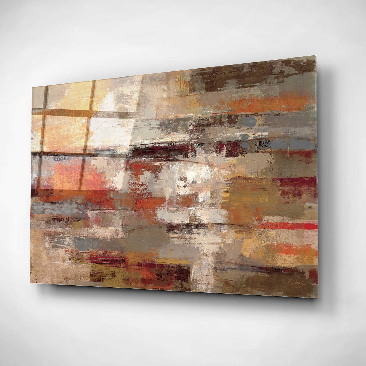 Epic Art 'Painted Desert Landscape' by Silvia Vassileva, Acrylic Glass Wall Art,16x12