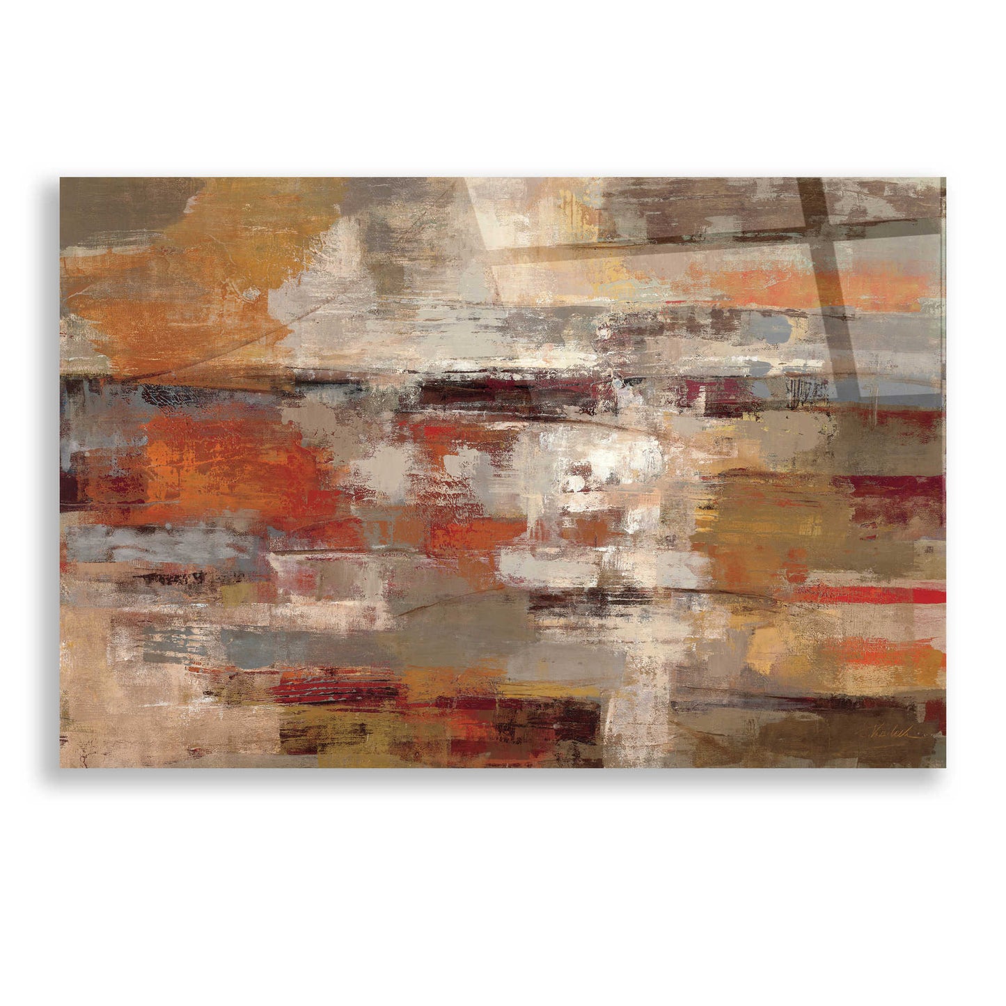 Epic Art 'Painted Desert Landscape' by Silvia Vassileva, Acrylic Glass Wall Art,24x16