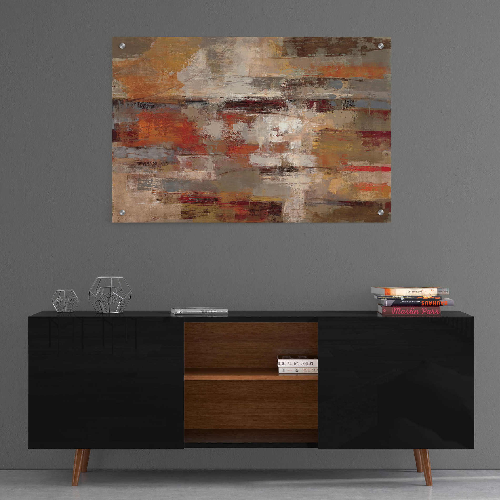 Epic Art 'Painted Desert Landscape' by Silvia Vassileva, Acrylic Glass Wall Art,36x24