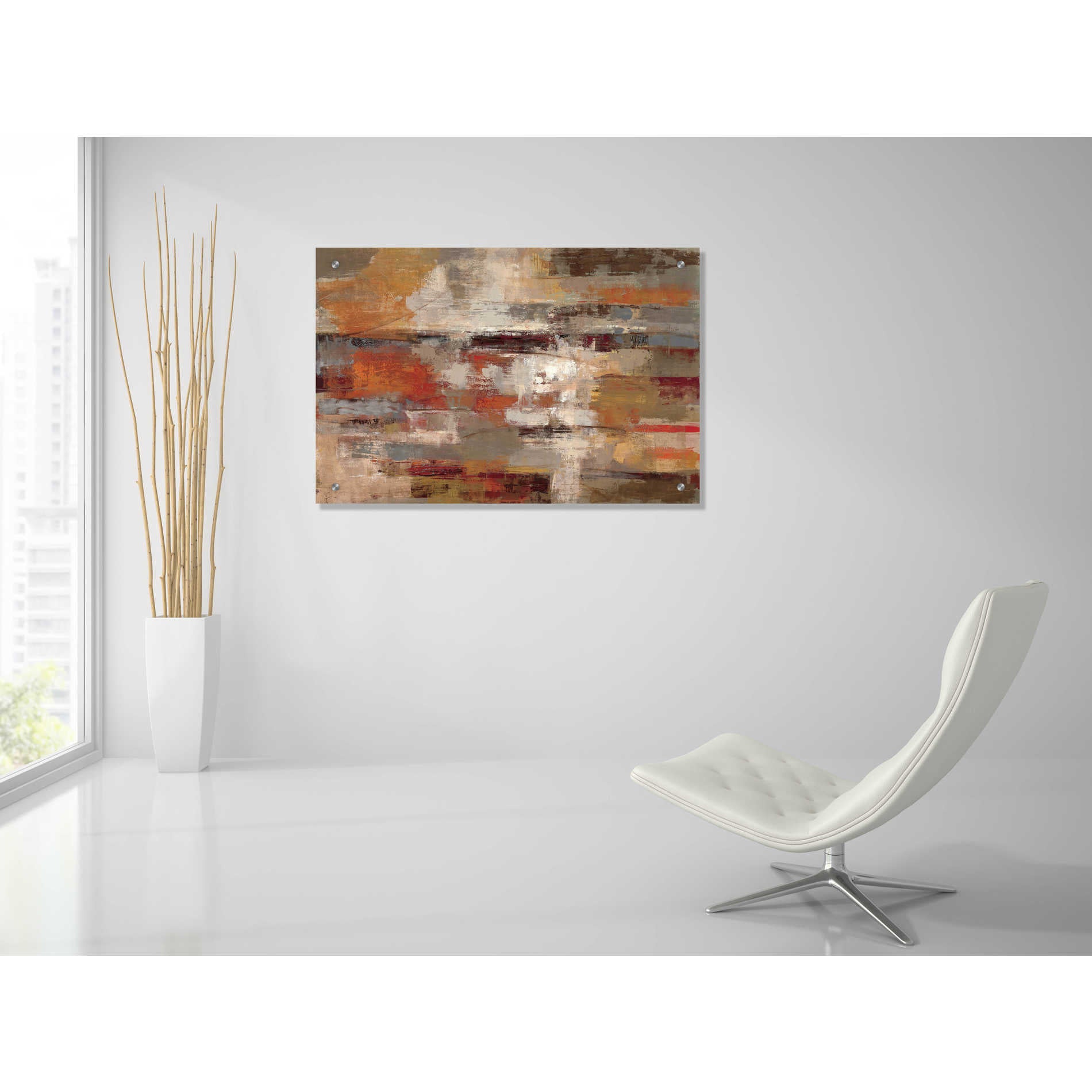 Epic Art 'Painted Desert Landscape' by Silvia Vassileva, Acrylic Glass Wall Art,36x24