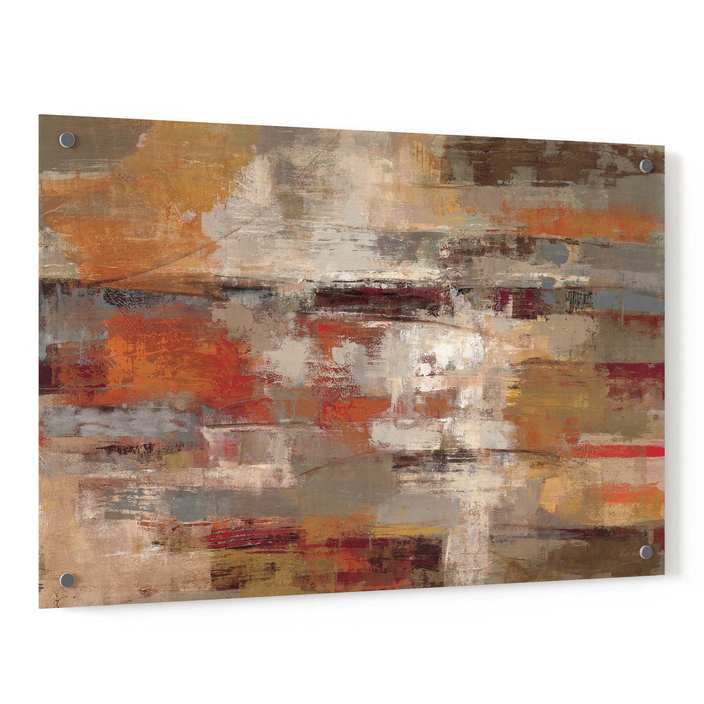 Epic Art 'Painted Desert Landscape' by Silvia Vassileva, Acrylic Glass Wall Art,36x24