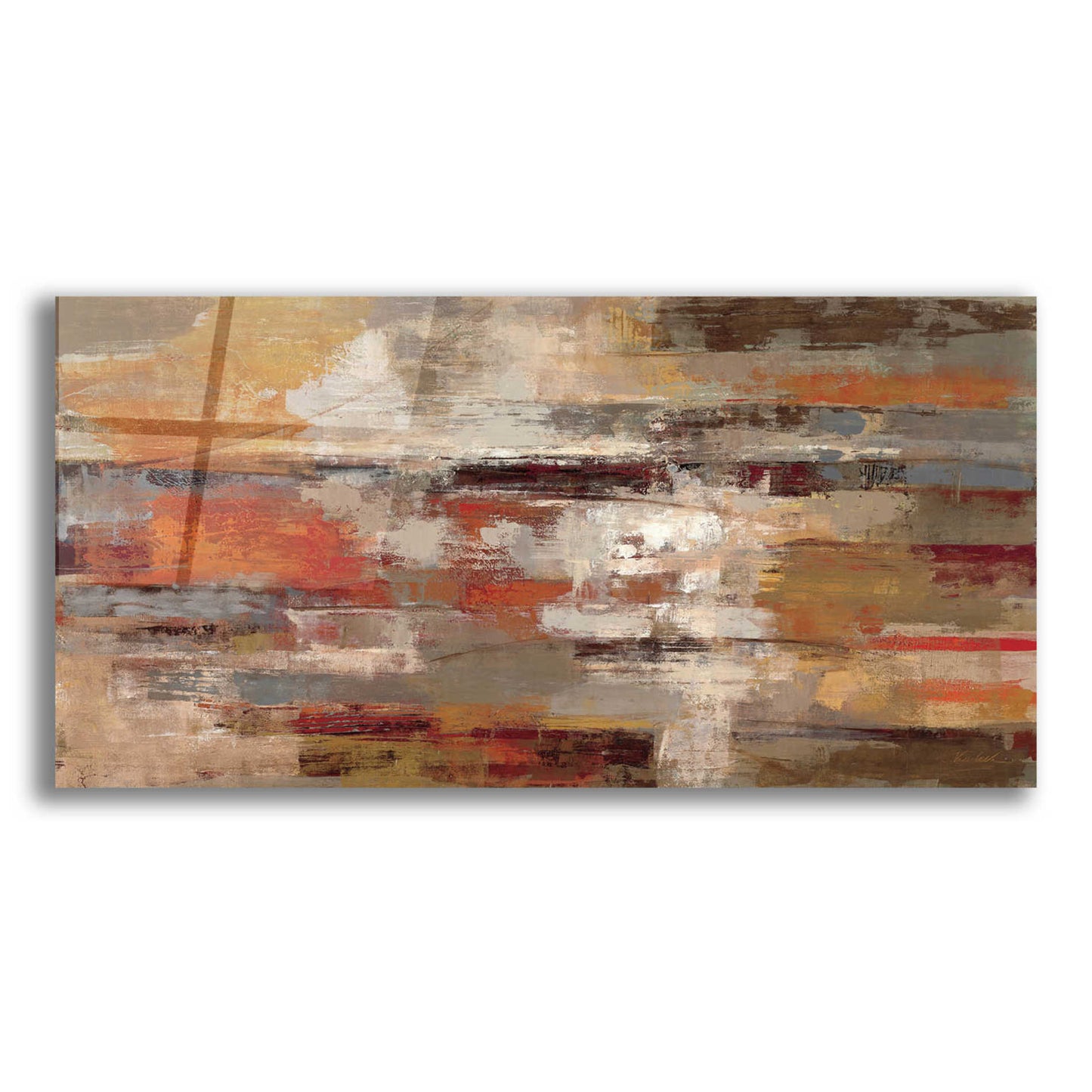 Epic Art 'Painted Desert Landscape' by Silvia Vassileva, Acrylic Glass Wall Art