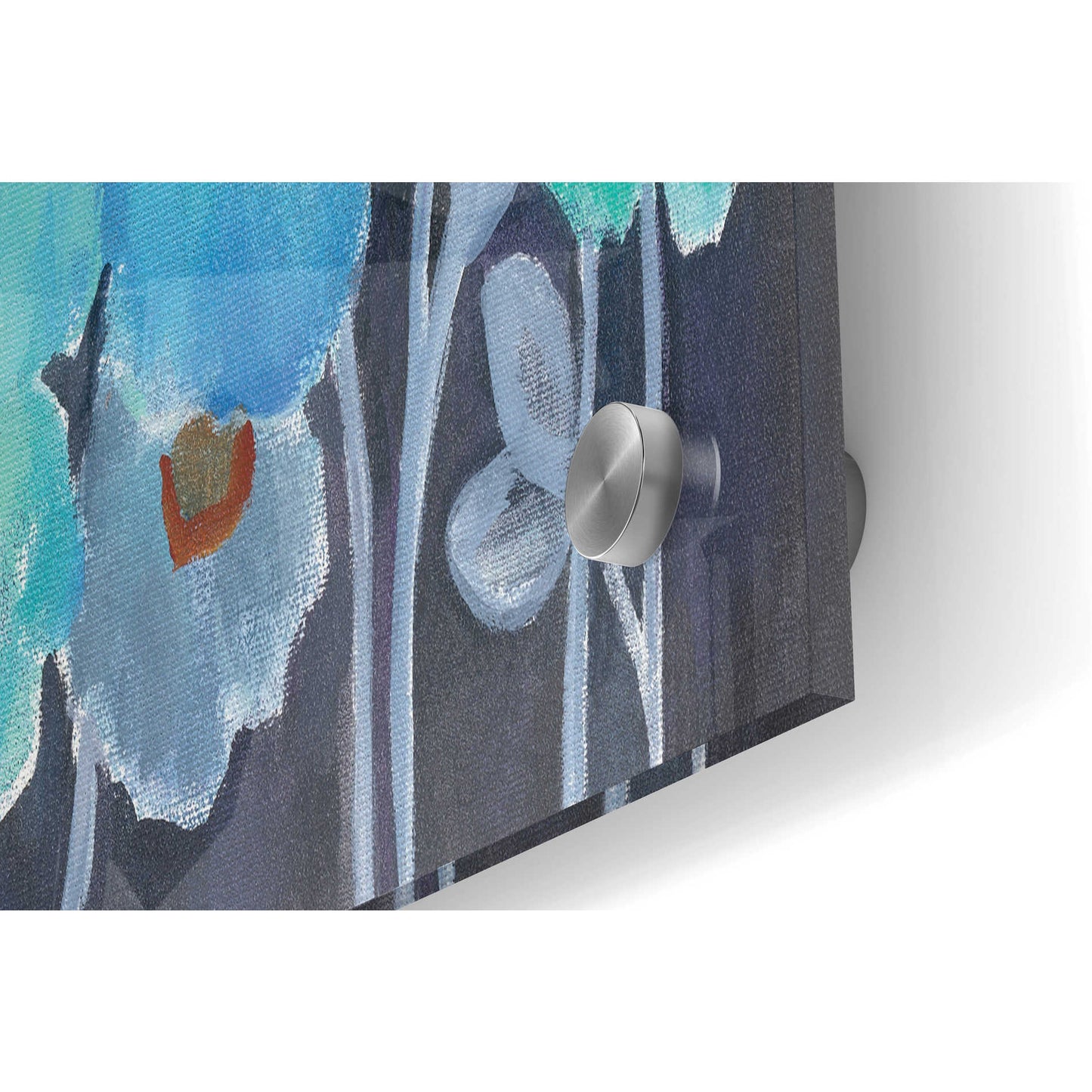 Epic Art 'Indigo Flowers' by Silvia Vassileva, Acrylic Glass Wall Art,36x24