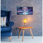 Epic Art 'Quest for the Peak Experience' by Cameron Gray, Acrylic Glass Wall Art,24x12