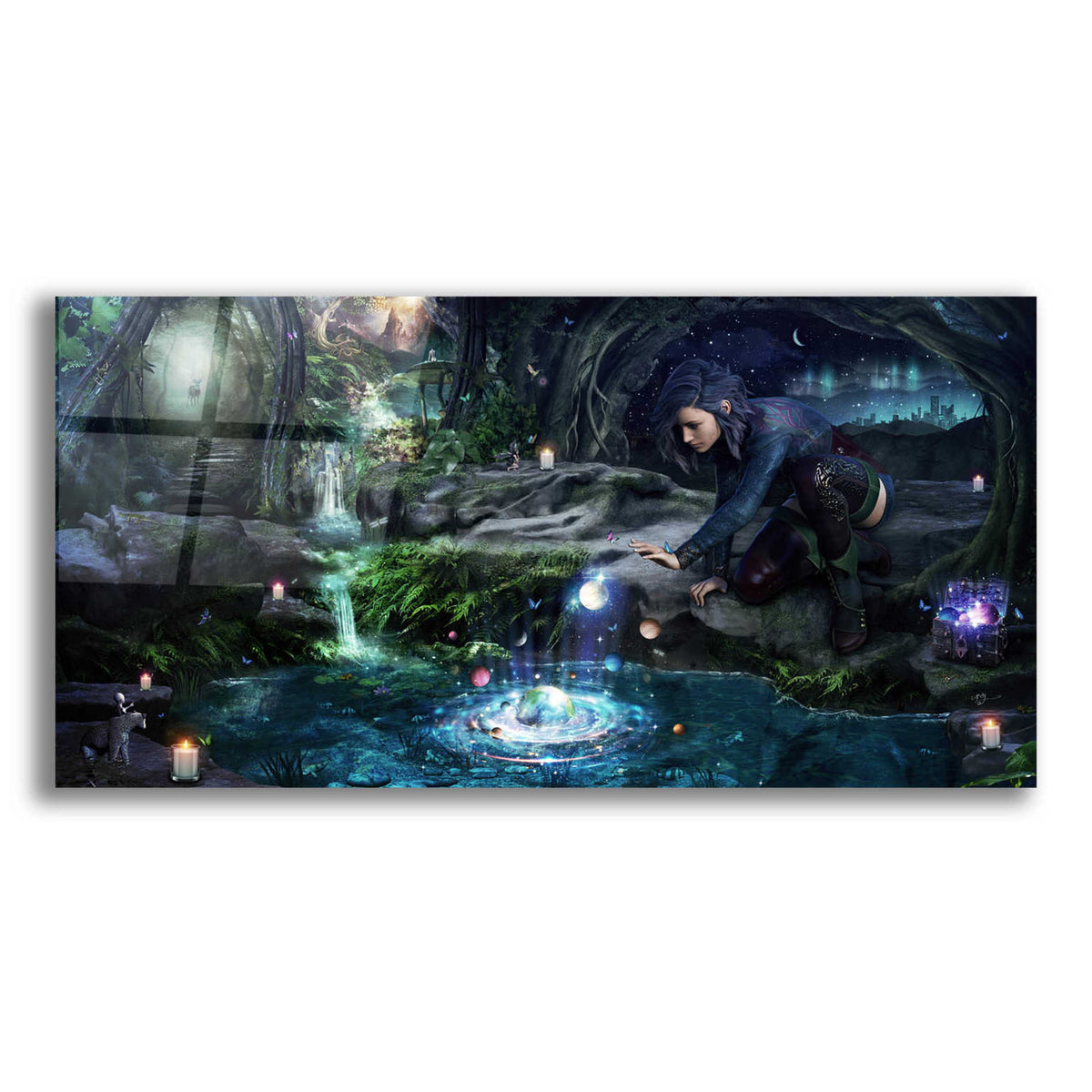 Epic Art 'The Collector' by Cameron Gray, Acrylic Glass Wall Art
