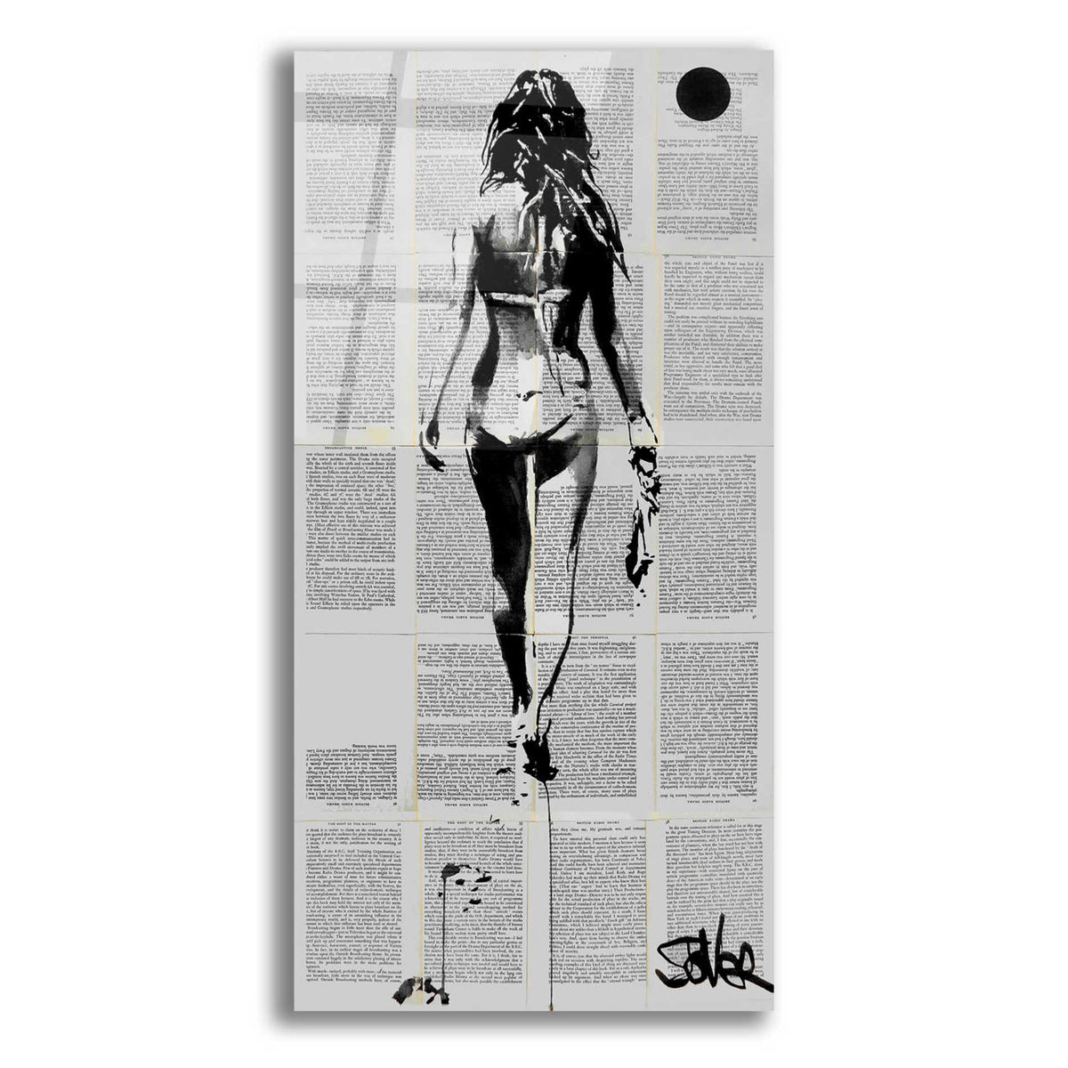 Epic Art "Beach Comber" by Loui Jover, Acrylic Glass Wall Art