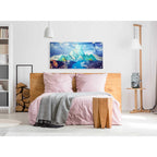 Epic Art 'Lonely Mountain' by Jonathan Lam, Acrylic Glass Wall Art,48x24